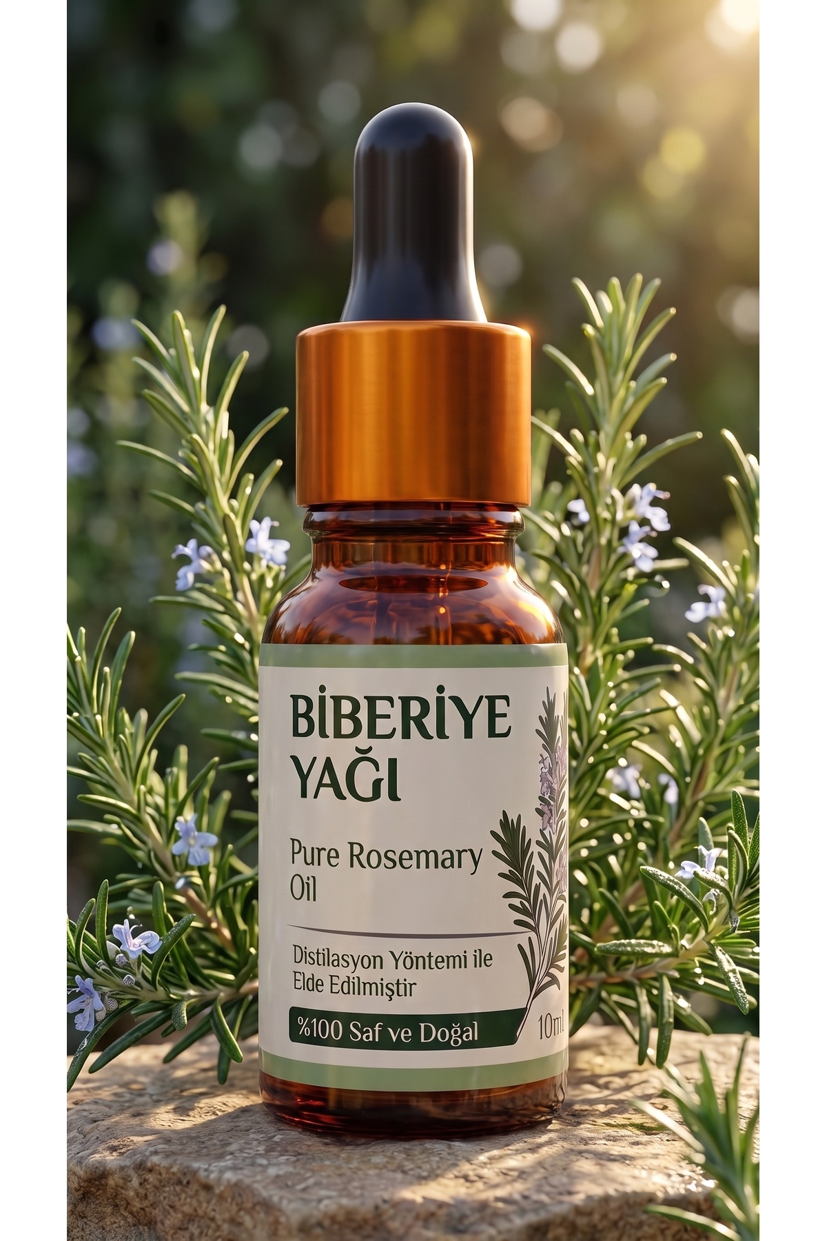 Biberiye Uçucu Yağı 10 ml / %100 Saf Ve Doğal / Rosemary Oil — A1-Biberiye-yag-10 — تصویر 2 از 8