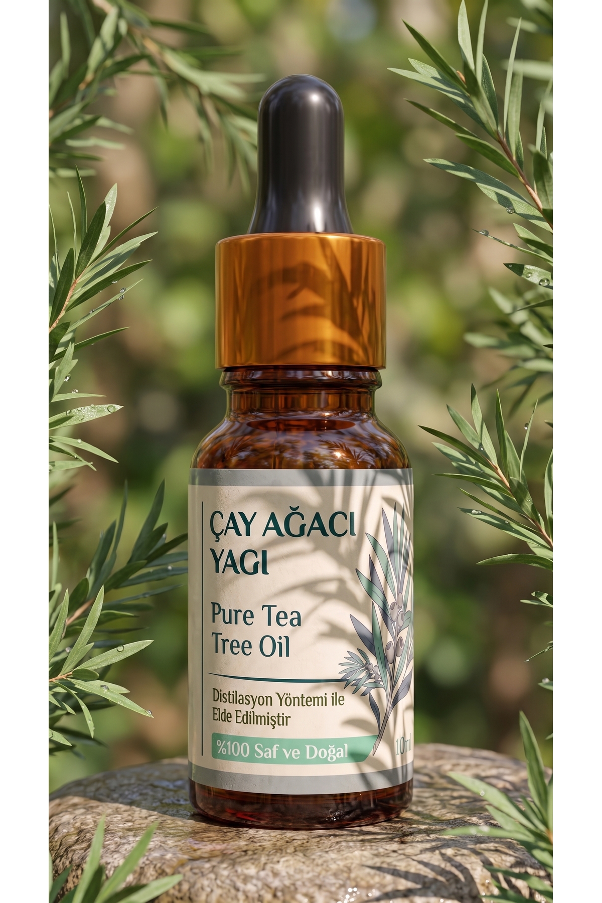 Çay Ağacı Uçucu Yağı 10 ml / %100 Saf Ve Doğal / Tea Tree Oil — A1-Çay-Ağacı-yag-10 — تصویر 3 از 8