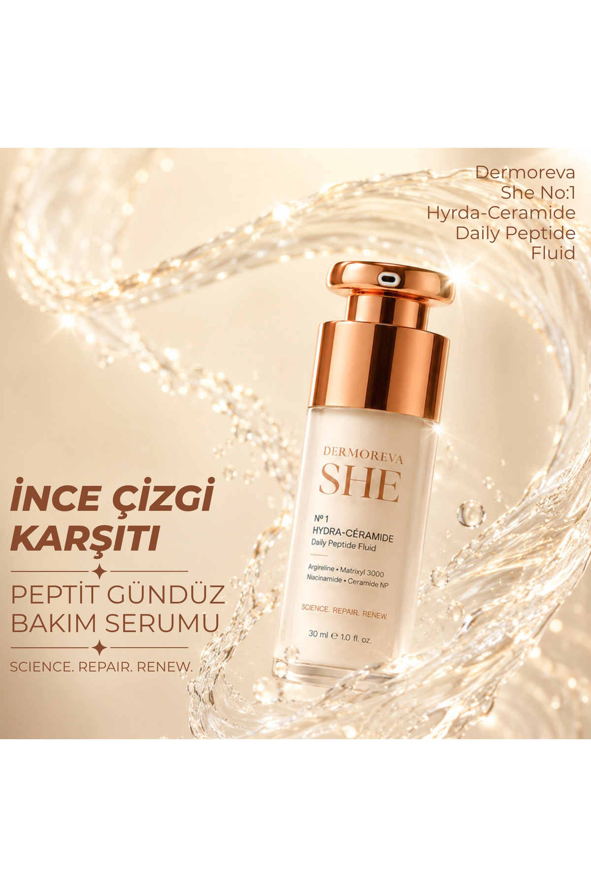 Dermoreva She Premium Peptit Gündüz & Gece Serum Seti — dermorevaset — تصویر 2 از 8