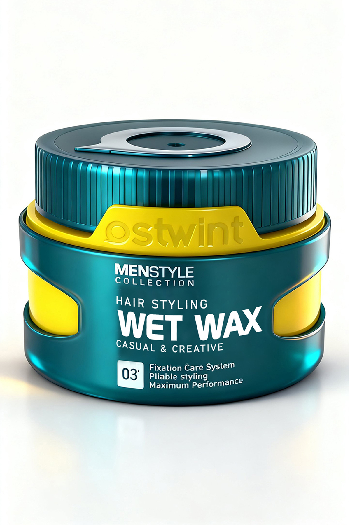 Ostwint Profesyonel Saç Şekillendirici Wet Wax, Doğal Ve Güçlü Tutuş, Uzun Süreli Etki, No:03 150ml — 8680164447736