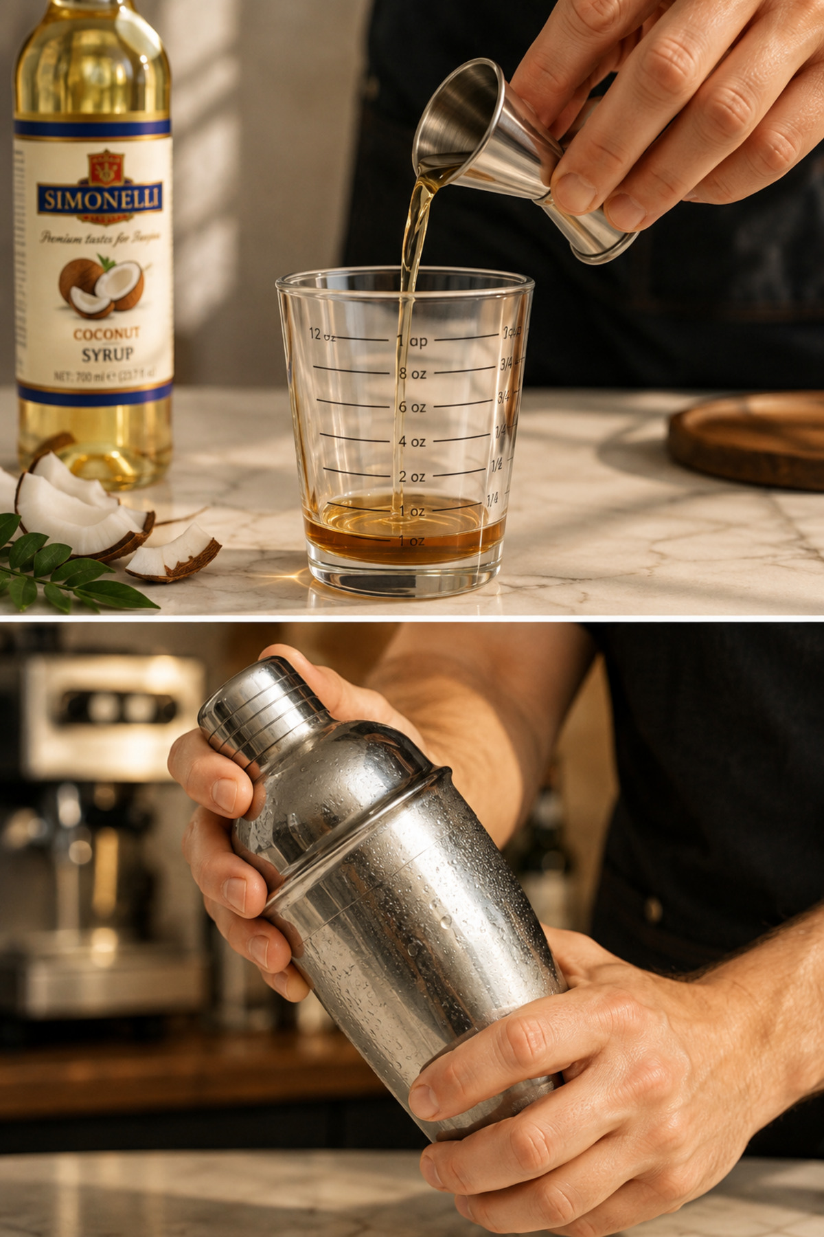 Epinox 3'lü Barmen Kokteyl Seti - Paslanmaz Çelik Shaker 500 ml +