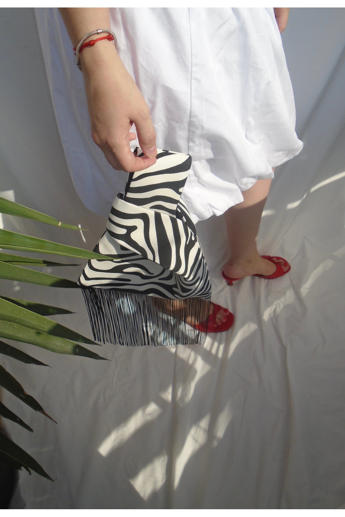 CLA Pouch Zebra Çanta görsel 4