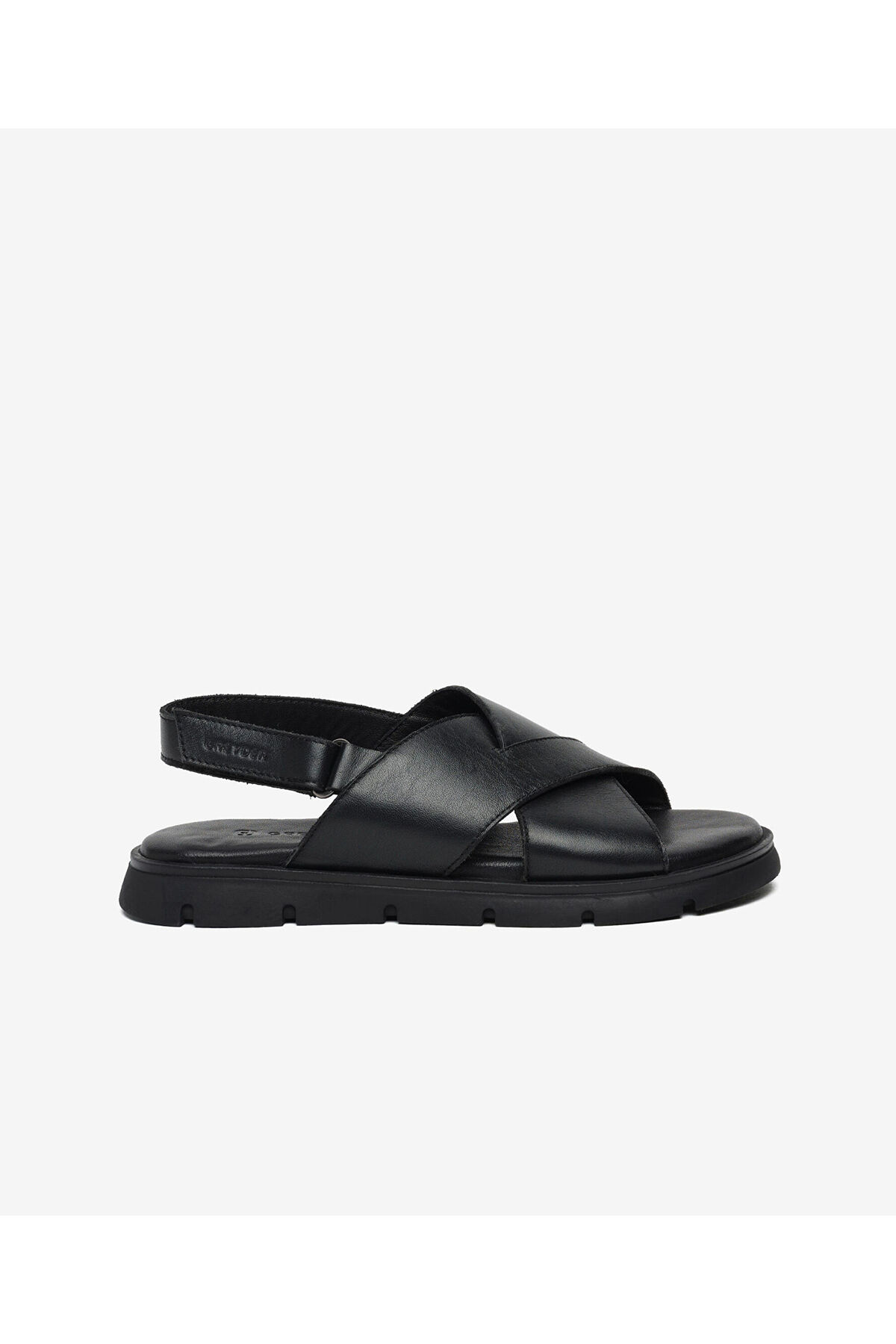 Kadın Siyah Hakiki Deri Sandalet 6Y2CS35800