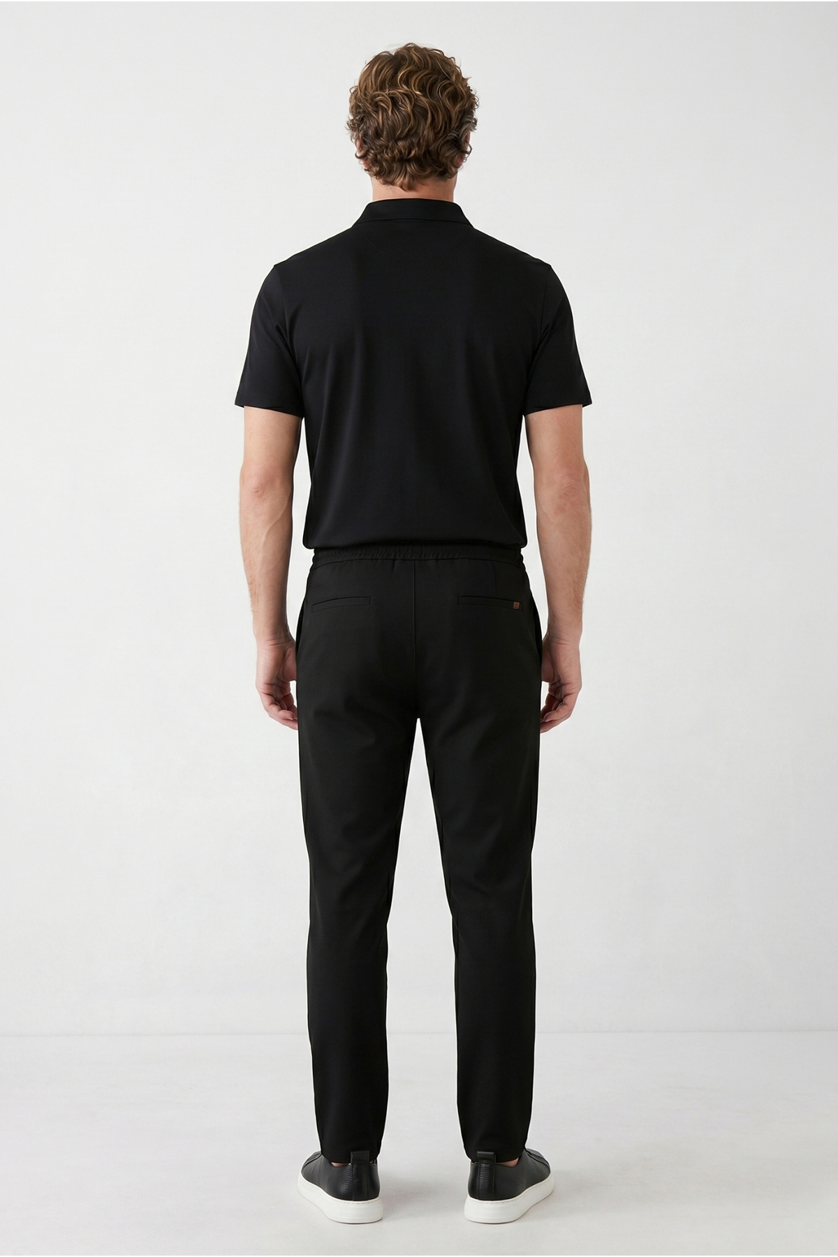 Kiğılı Regular Fit Standart Kesim Yandan Cep Beli Lastikli İpli Jogger Pantolon görsel 3