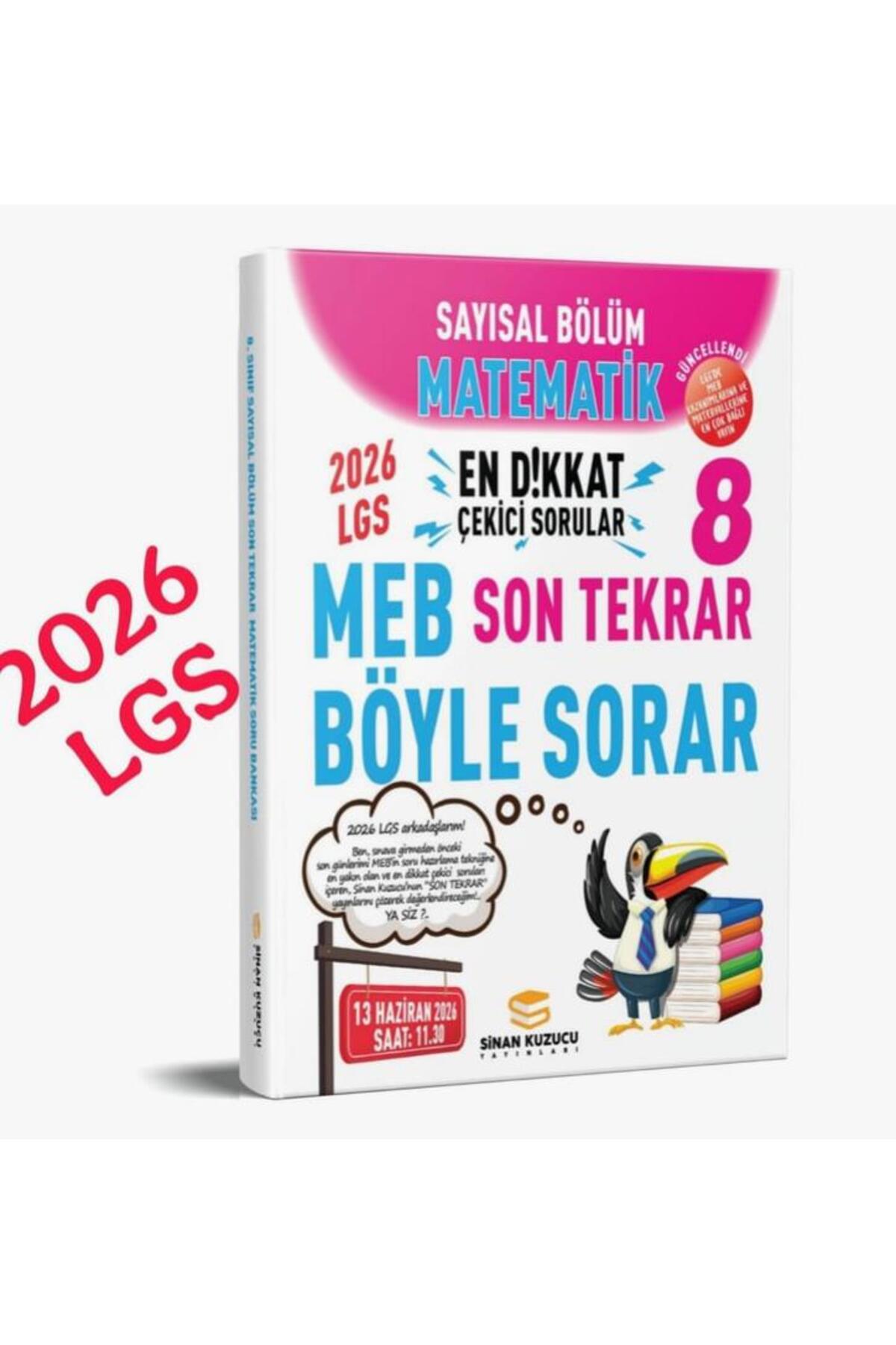 SİNAN KUZUCU YAYINLARI 8. Sınıf Lgs Matematik Soru Bankası Son