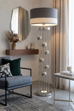 Vinner Clichy 6 Top Krom Lambader – Entegre LED, Seçkin Yaşam Alanları İçin P...