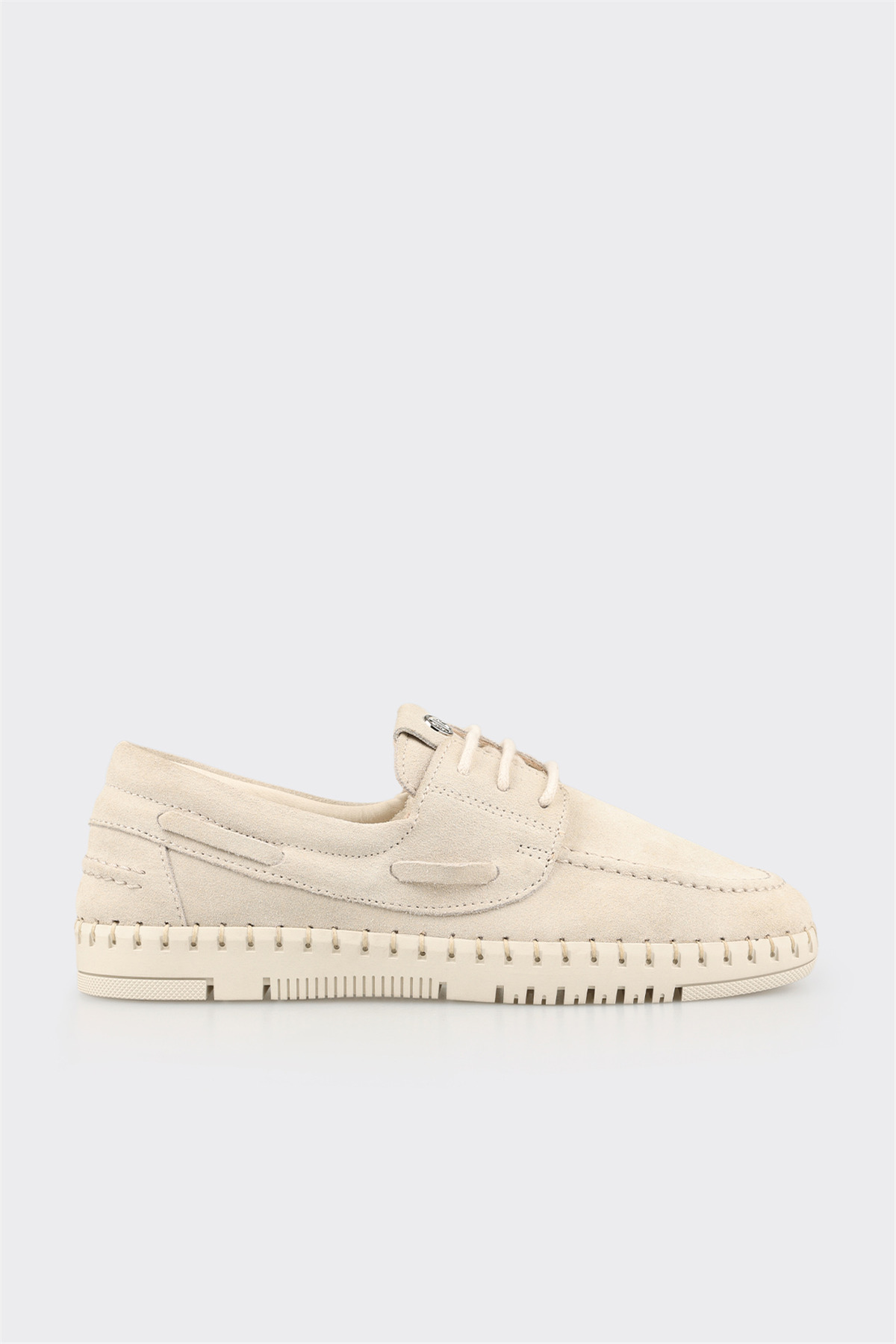Elle Shoes Bej Deri Kadın Günlük Ayakkabı