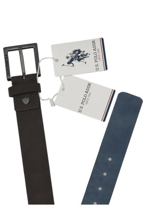 U.S. Polo Assn. KAHVERENGİ KEMER