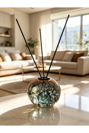 Raban Handmade El Yapımı Ahşap Epoksi Çubuklu Oda Kokusu Difüzör