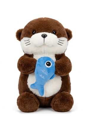 Flower Toys Peluş Balık Tutan Su Samuru 50 Cm