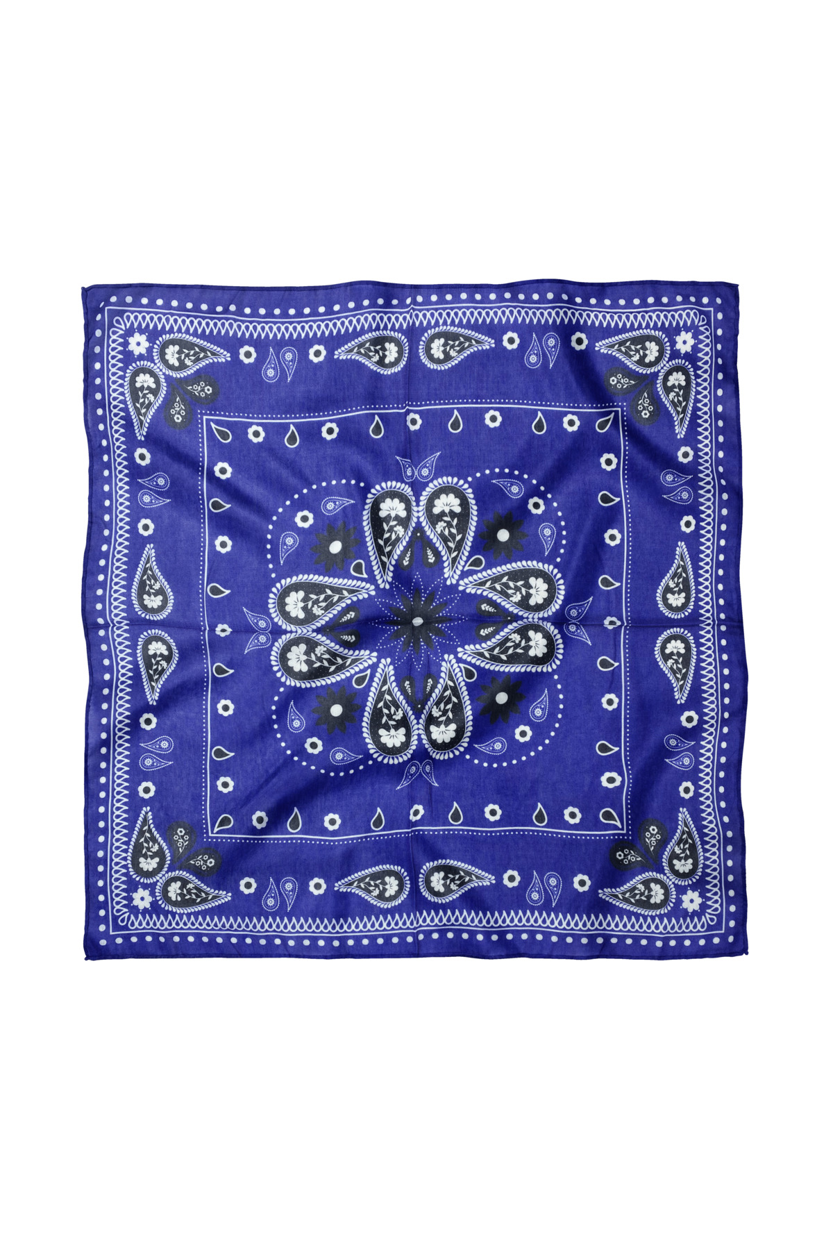 Cotton Polyester Shawl Patterned Scarf / Bandana 60x60cm