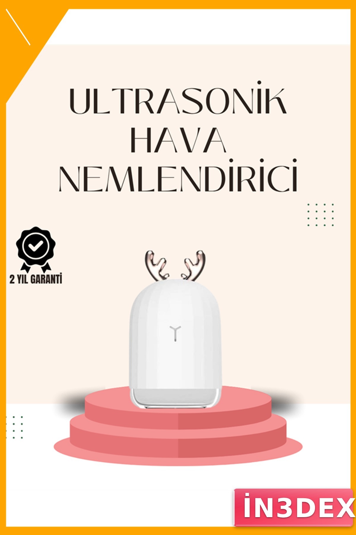 Mini USB Nemlendirici LED Işıklı Masaüstü 220ml Taşınabilir