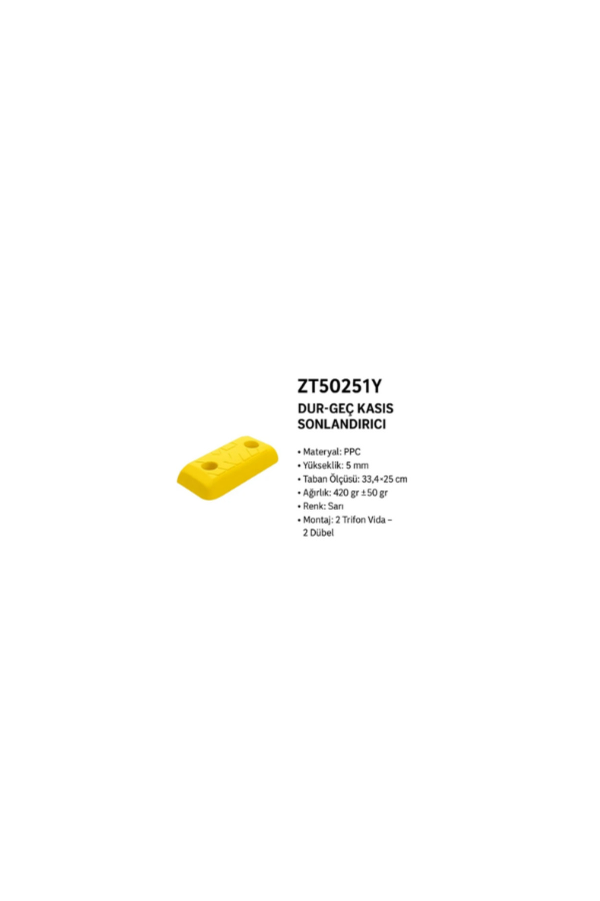 Zeplin Dur-Geç Kasis Gövde 5mm
