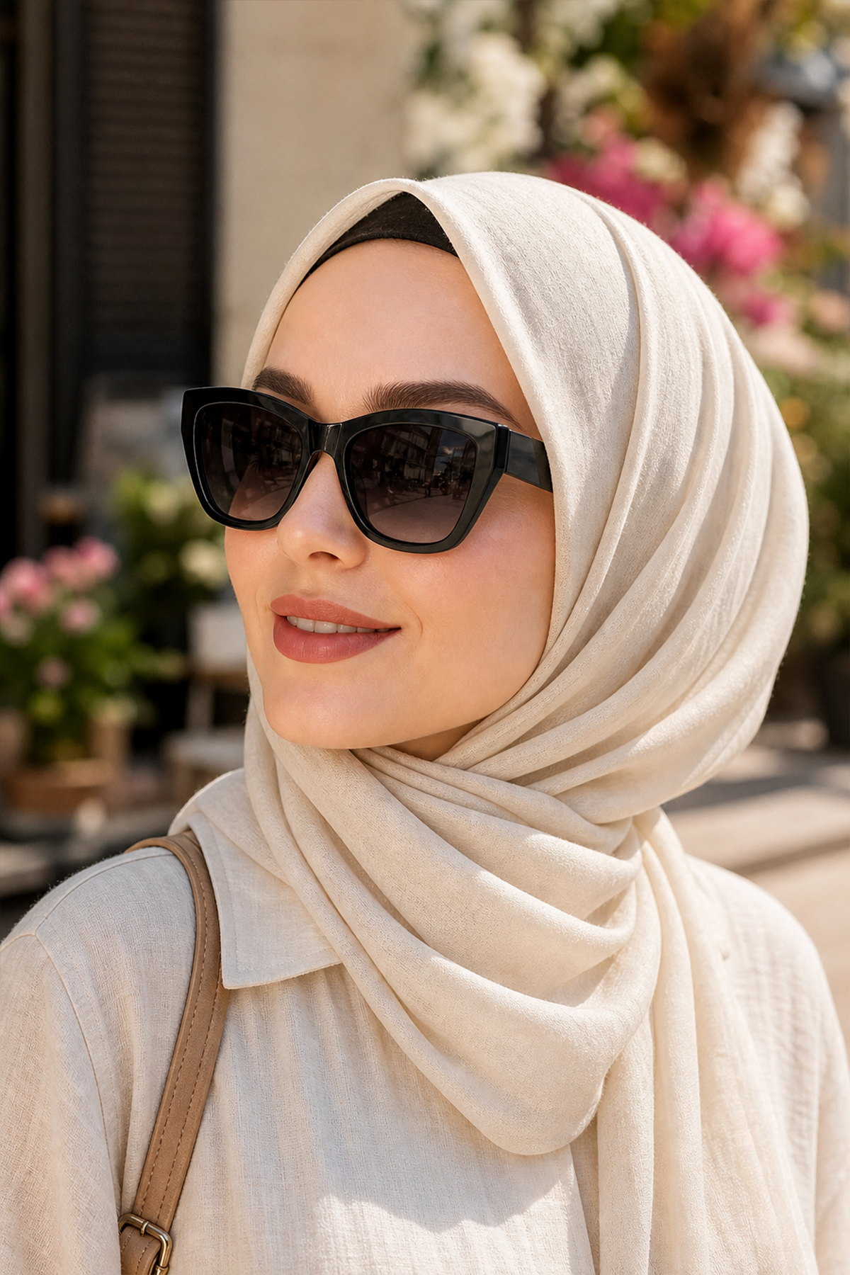 Acetate Frame Polarized - UV400 Protected Black Original Sunglasses for Women 57 Scrap DKGG7362C1