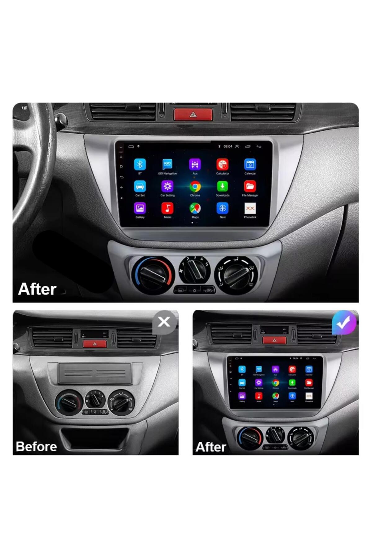 Cadence Mitsubishi Lancer Android Multimedya Sistemi 4-64 R18