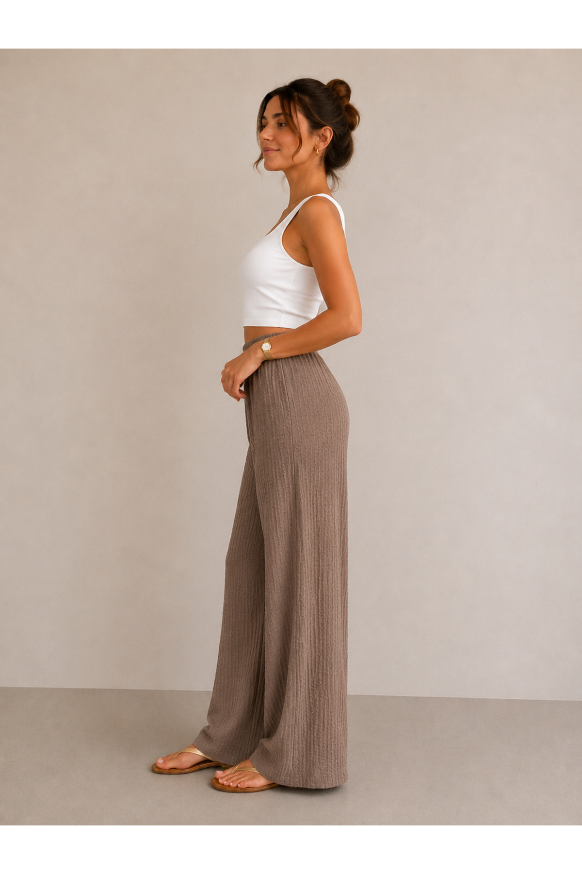 DAXİS Sportwear Company  KADIN BUBBLE KUMAS PANTOLON - Görsel 3