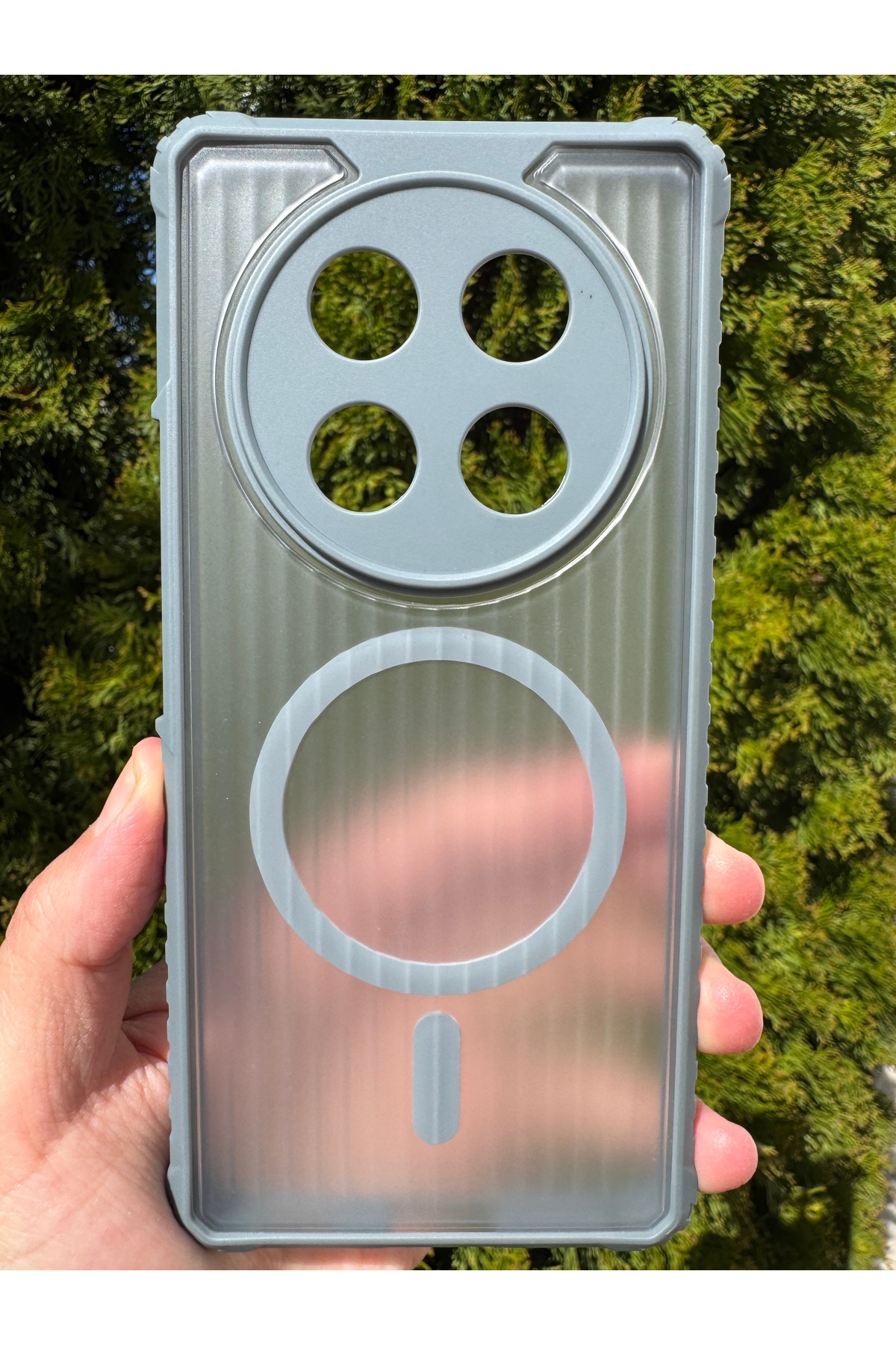 Honor Magic 7 Lite Uyumlu Magsafe Kılıf Kamera Korumalı Antishock Darbelere Dayanklı Tank Arka Kapak
