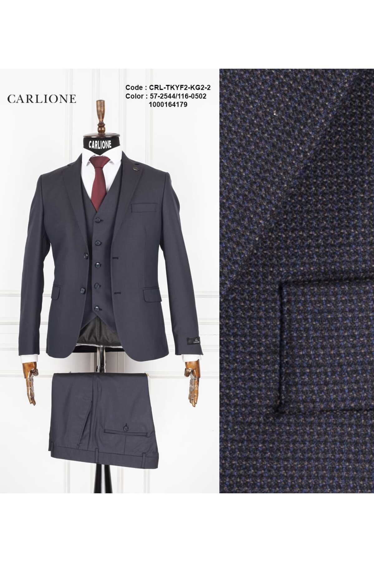 کت و شلوار مردانه – Slim Fit Premium Classic Elegance — سرمه‌ای 57-2544/116-0502 — تصویر 5 از 5