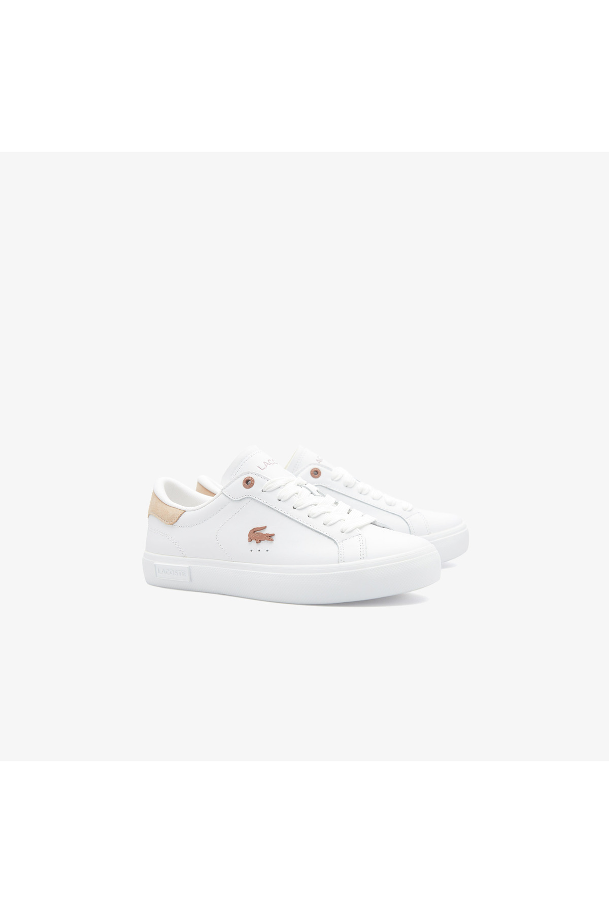 Lacoste Powercourt Kadın Beyaz Sneaker görsel 3