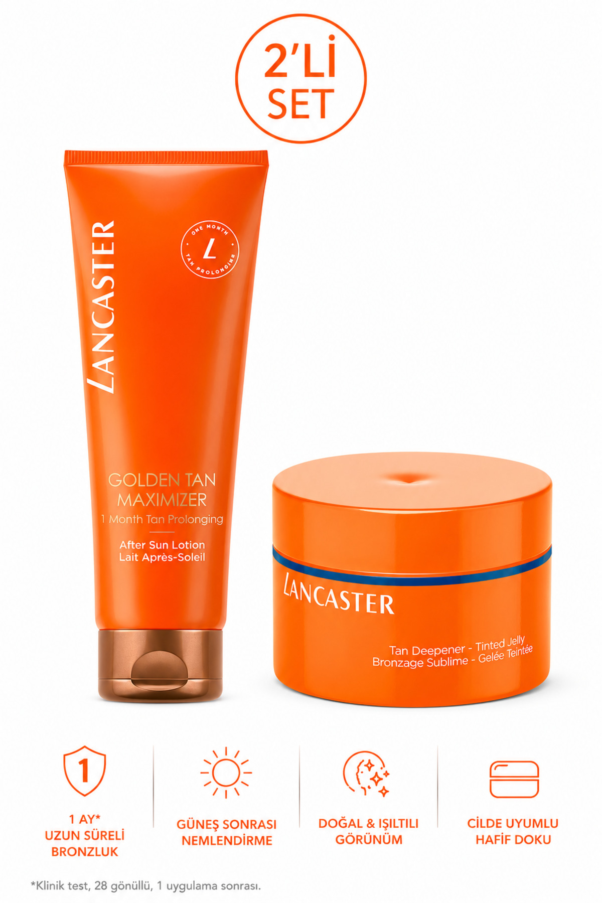 Lancaster Golden Tan Maximizer After Sun Lotion 250ML + Tan