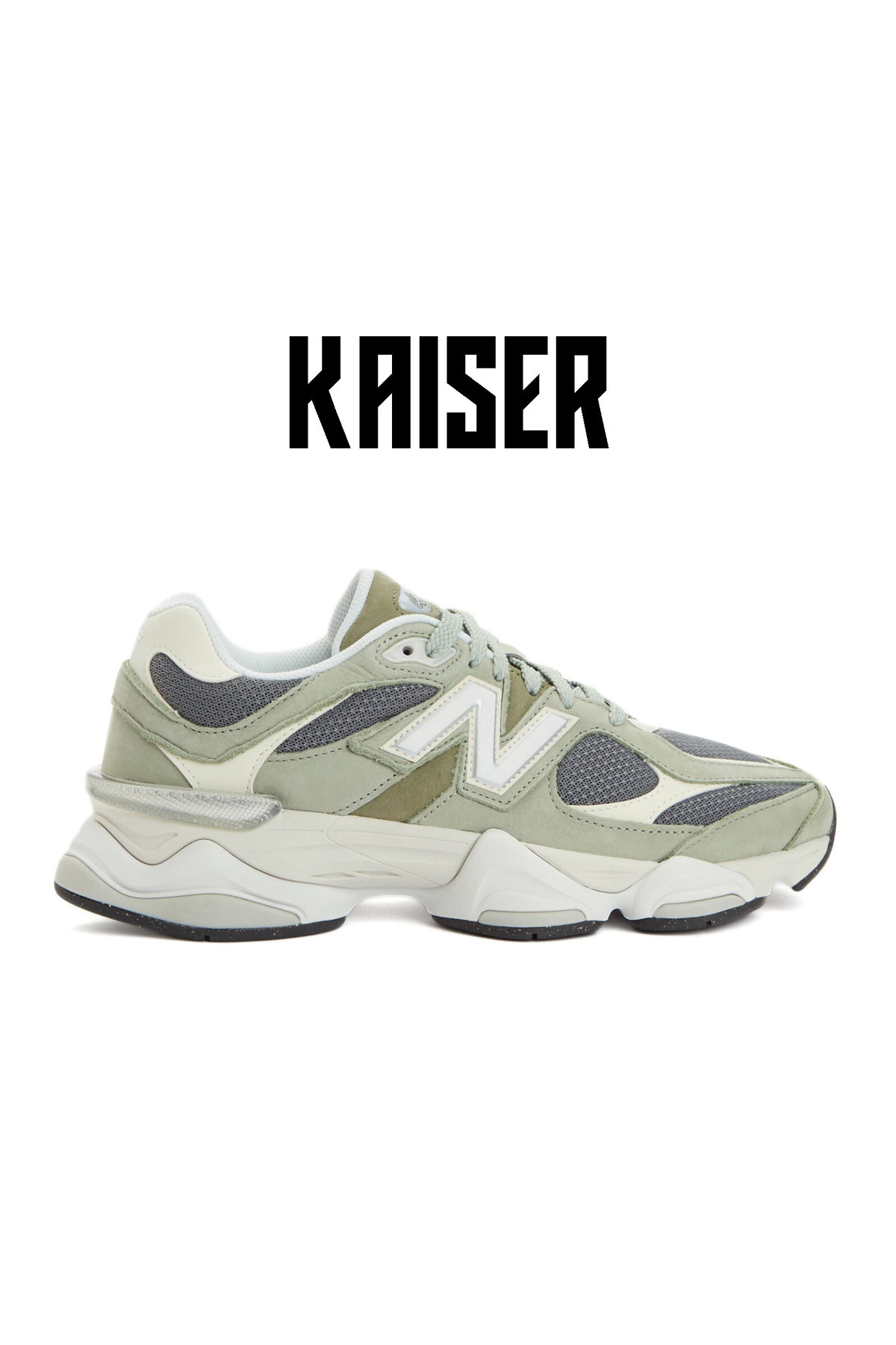 کفش ورزشی سبز یونیسکس طرح جیر پاییزی زیتونی ۹۰۶۰ نیو بالانس کفش اسنیکر New Balance