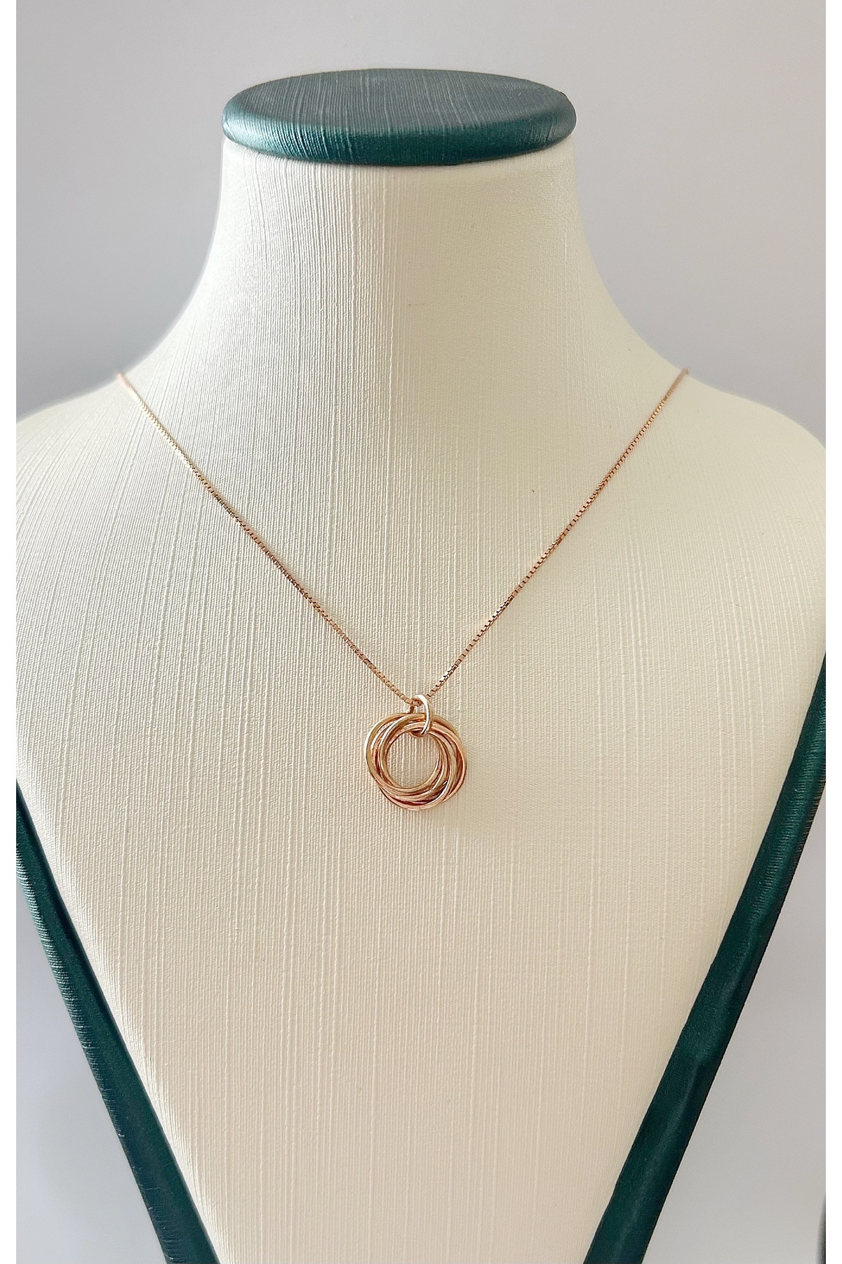 Bronz 925 Ayar Kolye / Küpe 2'li Set - 4