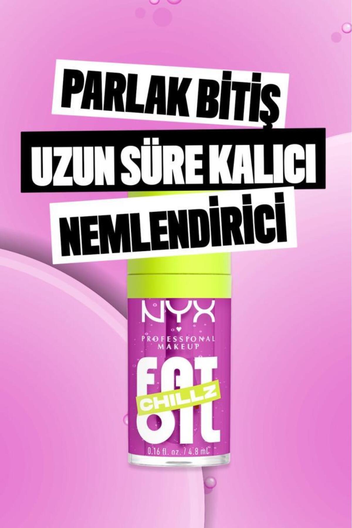 Fat Oil Chillz Parlatıcı Dudak Yağı - Strawberry Slush — صورتی FATCHLZDP — تصویر 4 از 7