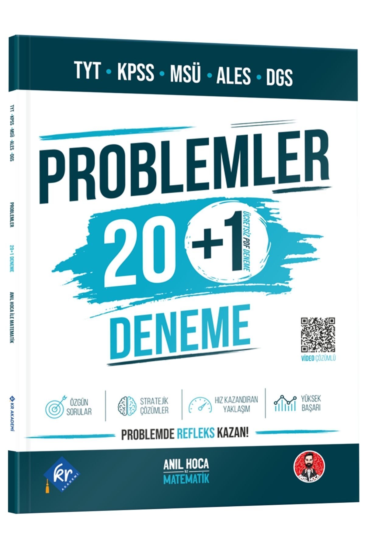 KR Akademi Yayınları Anıl Hoca TYT KPSS MSÜ ALES DGS Problemler 20+1 Deneme - Fiyatı, Yorumları