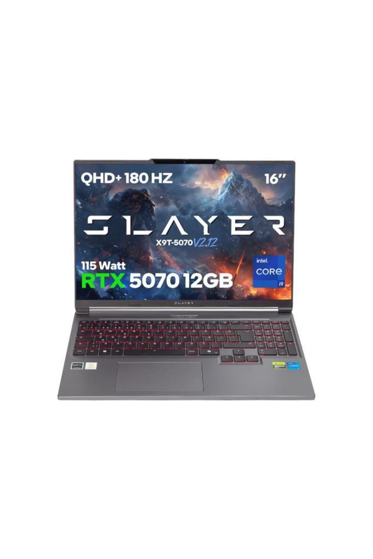 Game Garaj Slayer X9T-5070 V2.12 C2 Intel Core i9 14900HX 32 GB RAM 1TB SSD RTX5070 16" 180Hz QHD+ IP İşlemci