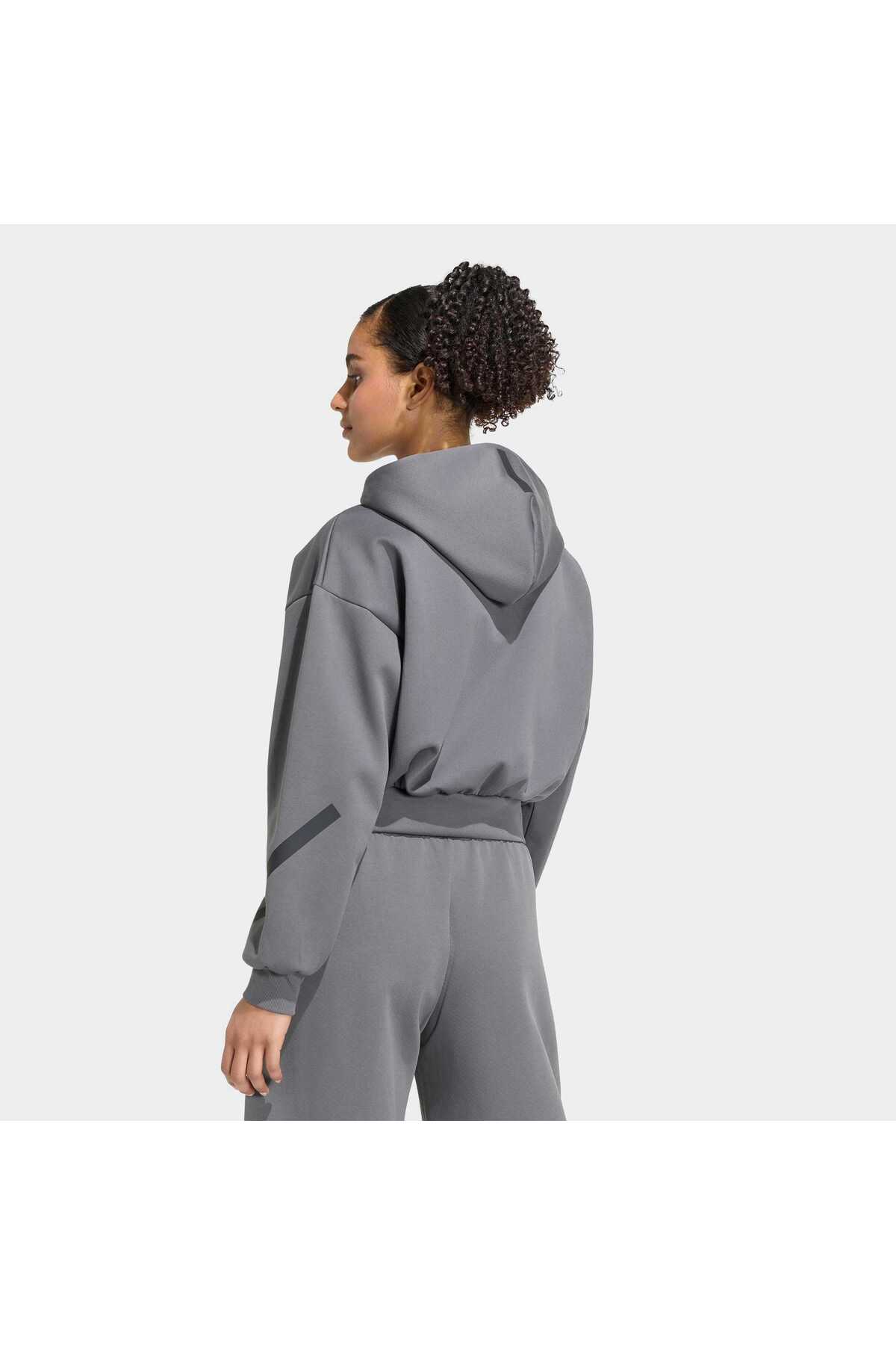 adidas W Z.N.E. Cr Fz Kadın Spor Sweatshirt KF6394 görsel 2