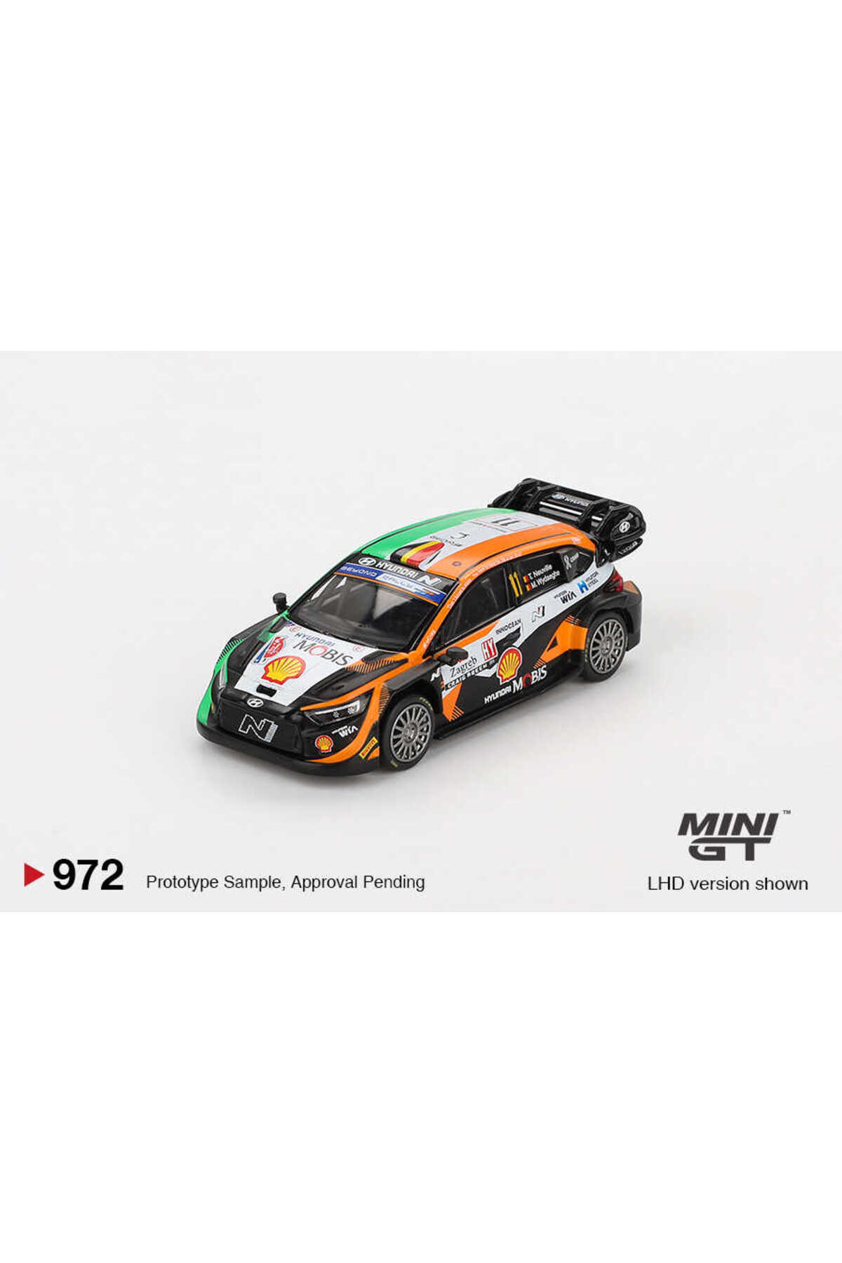 未開封美品マックス・ポンティ:Un hommage à Max Ponty mini gt Hyundai i20 N Rally1 #11 2023 Rally Croatia Power Stage