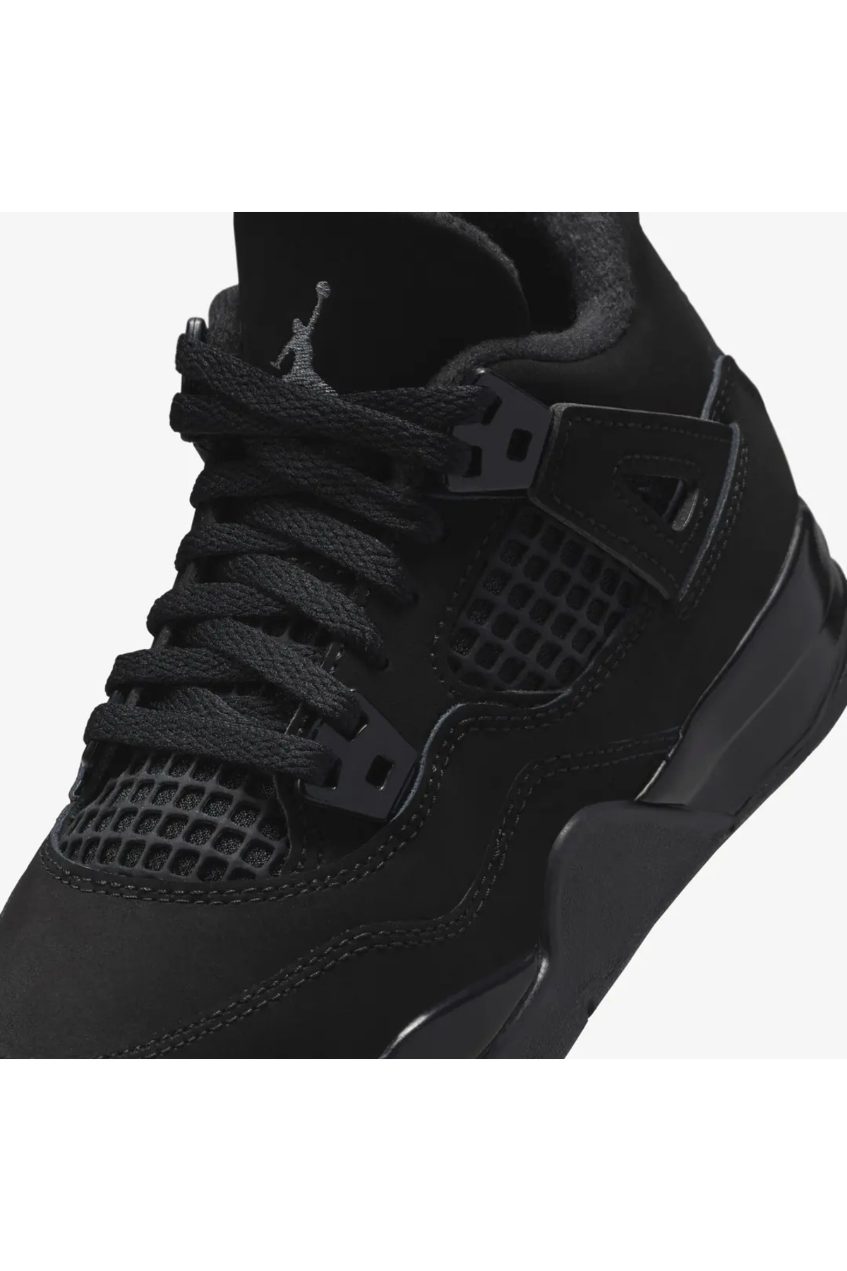 Nike Air Jordan 4 Retro 'Black Cat' (PS) IB4388-010 Juststep görsel 7