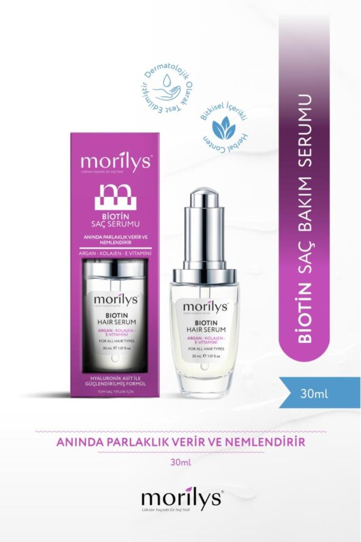 Biotin, Kolejen Saç Serumu Saç Dökülmesine Karşı &Argan İçerikli Saç Bakım Serumu 30 ML — 4