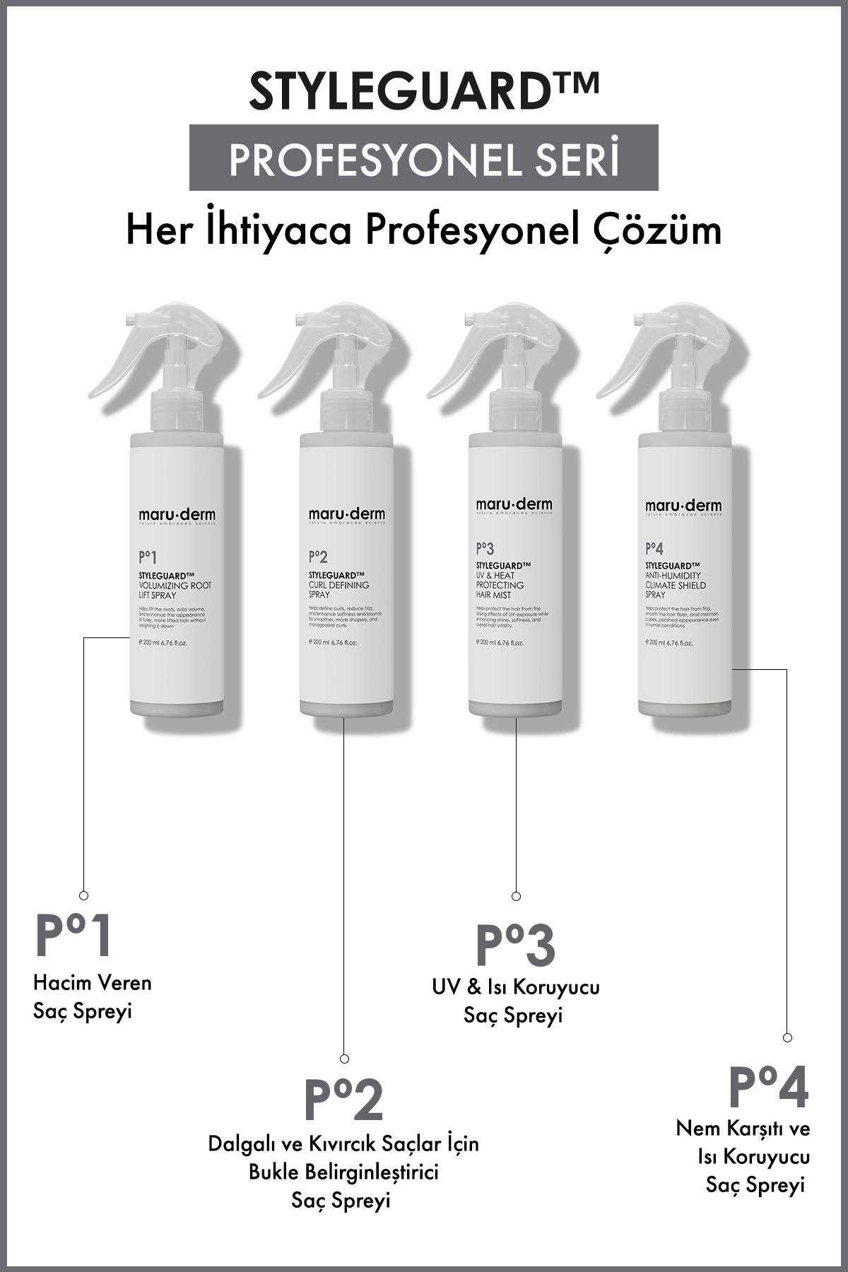 StyleGuard™ Anti-Humidity Climate Shield Spray 200 ML - Nem, Kabarma ve Elektriklenme Karşıtı Saç Spreyi — 8688653624792 — تصویر 6 از 6