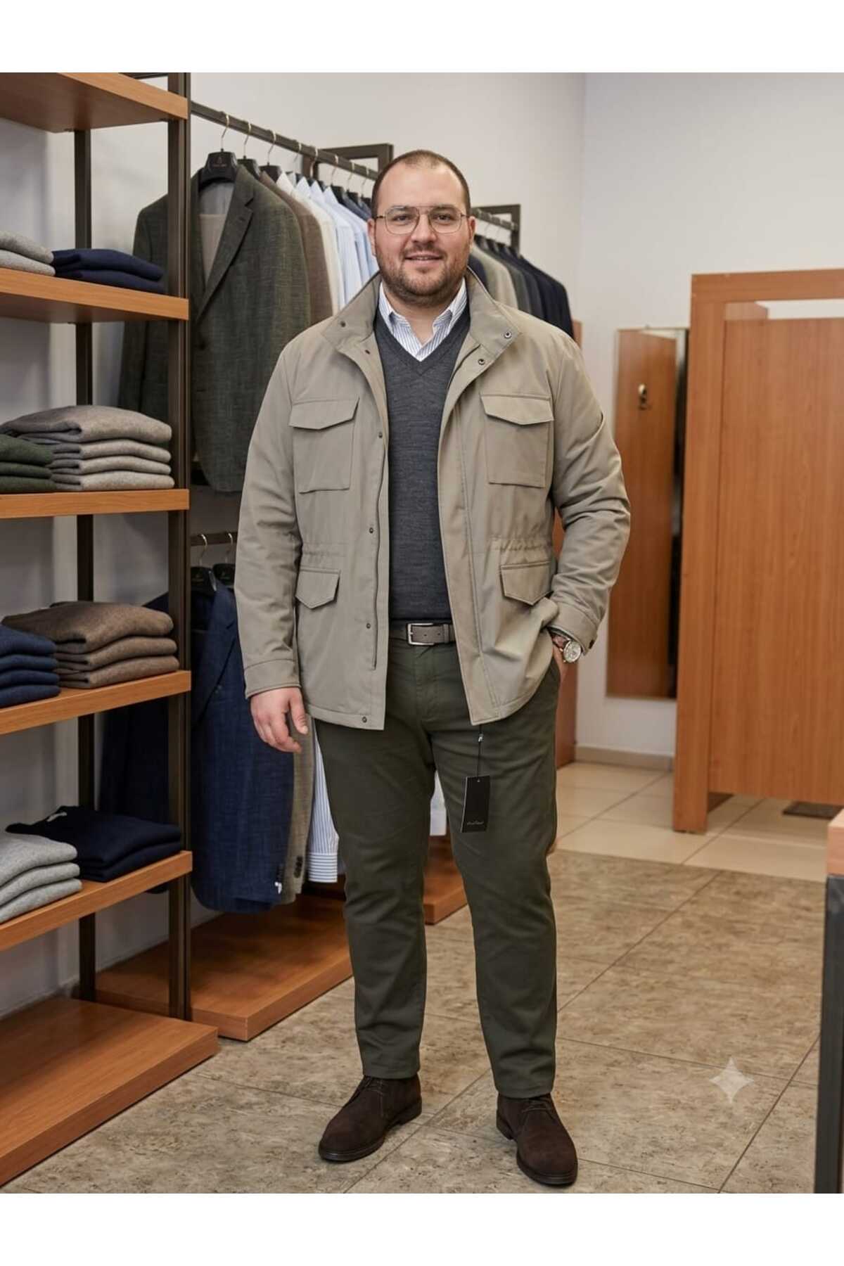 MESUT COLLECTİON MONTIERO BÜYÜK BEDEN YAZLIK ERKEK MONT