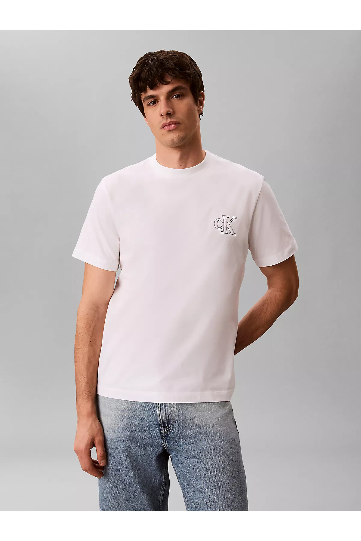 تیشرتمردانهCalvin Kleinسفید