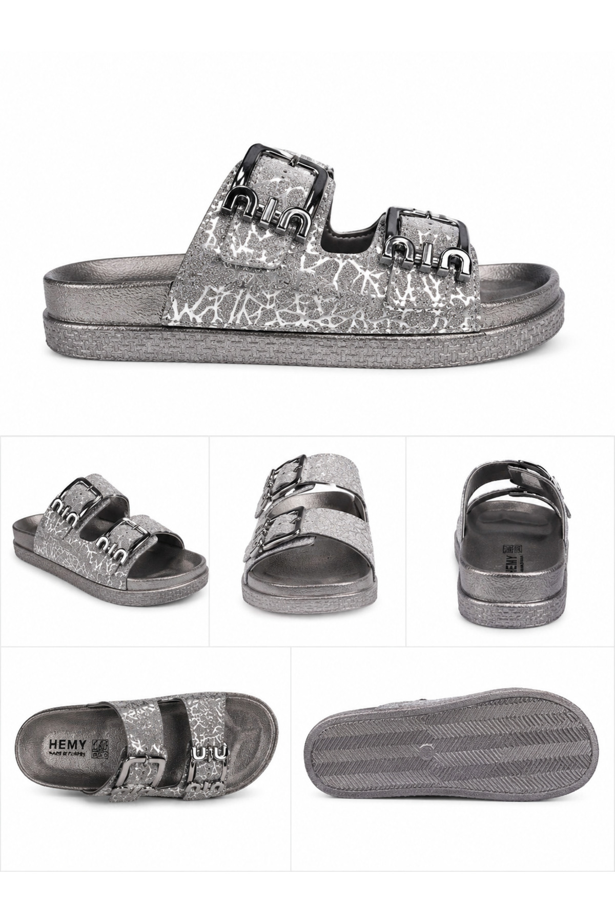 DUBAİ 8-day stylish orthopedic glitter slippers