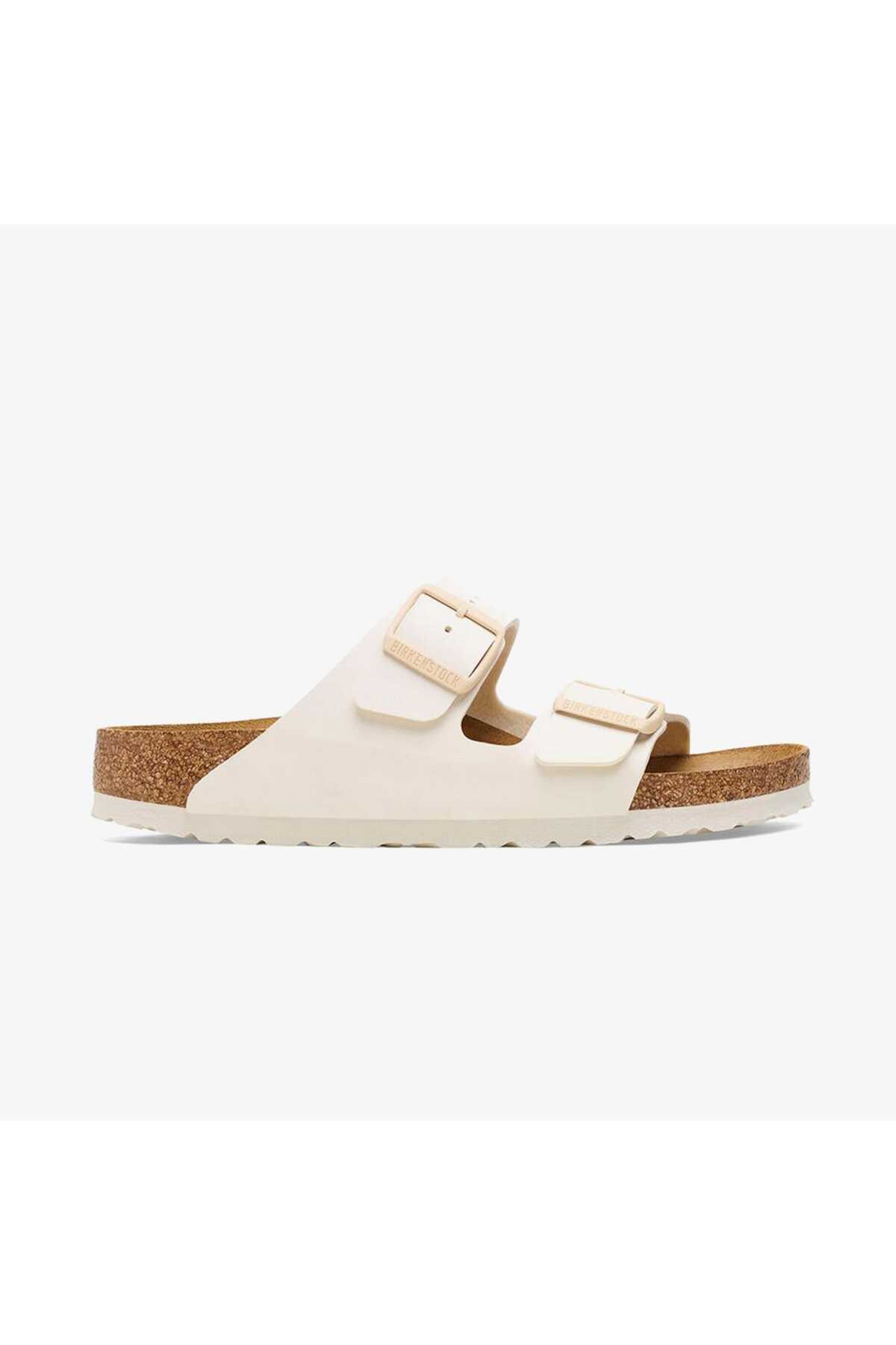 دمپایی مردانه کرم رنگ آریزونا Bf Saffiano مدل Juststep بیرکن استاک دمپایی Birkenstock