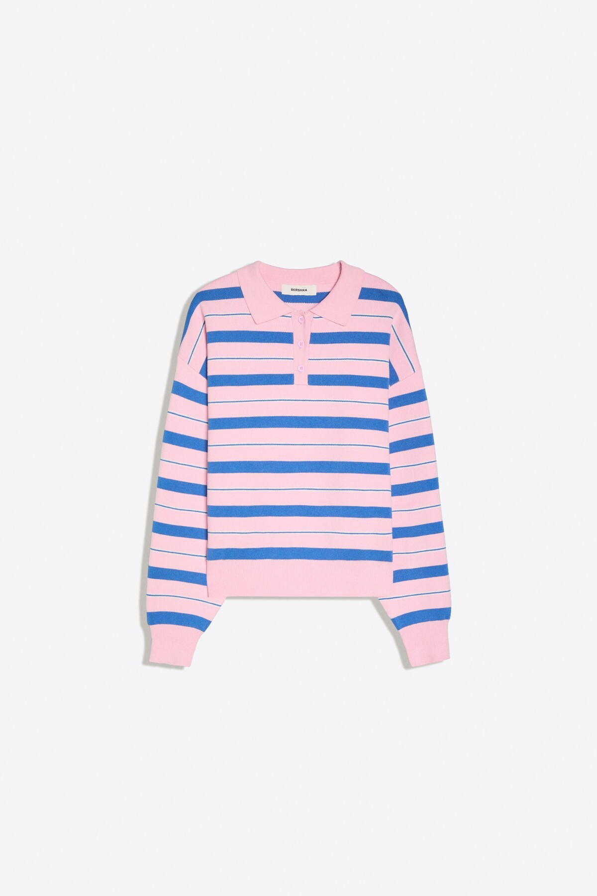 Bershka Oversize polo yaka kazak görsel 2