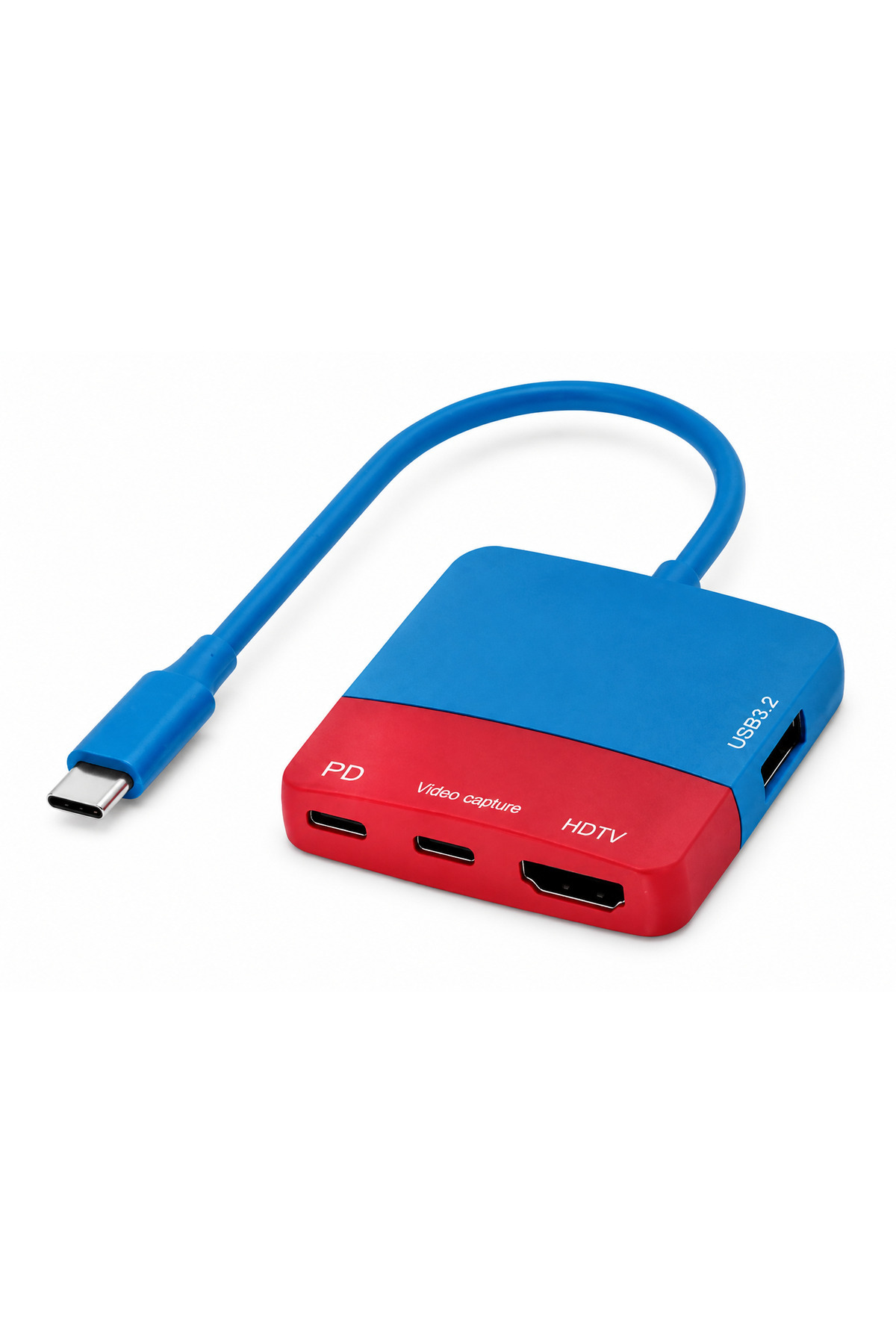 Coverzone Nintendo Switch Uyumlu USB-C Video Capture Dock 4K PD