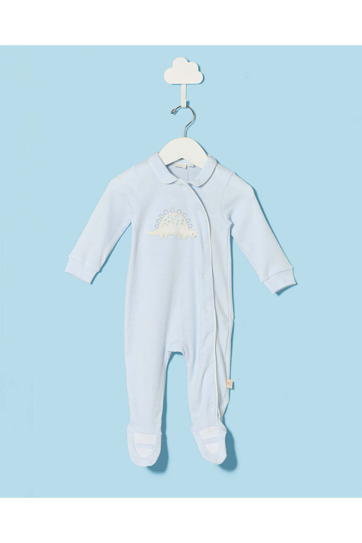 REDTAG Boys Blue Print Sleepsuit
