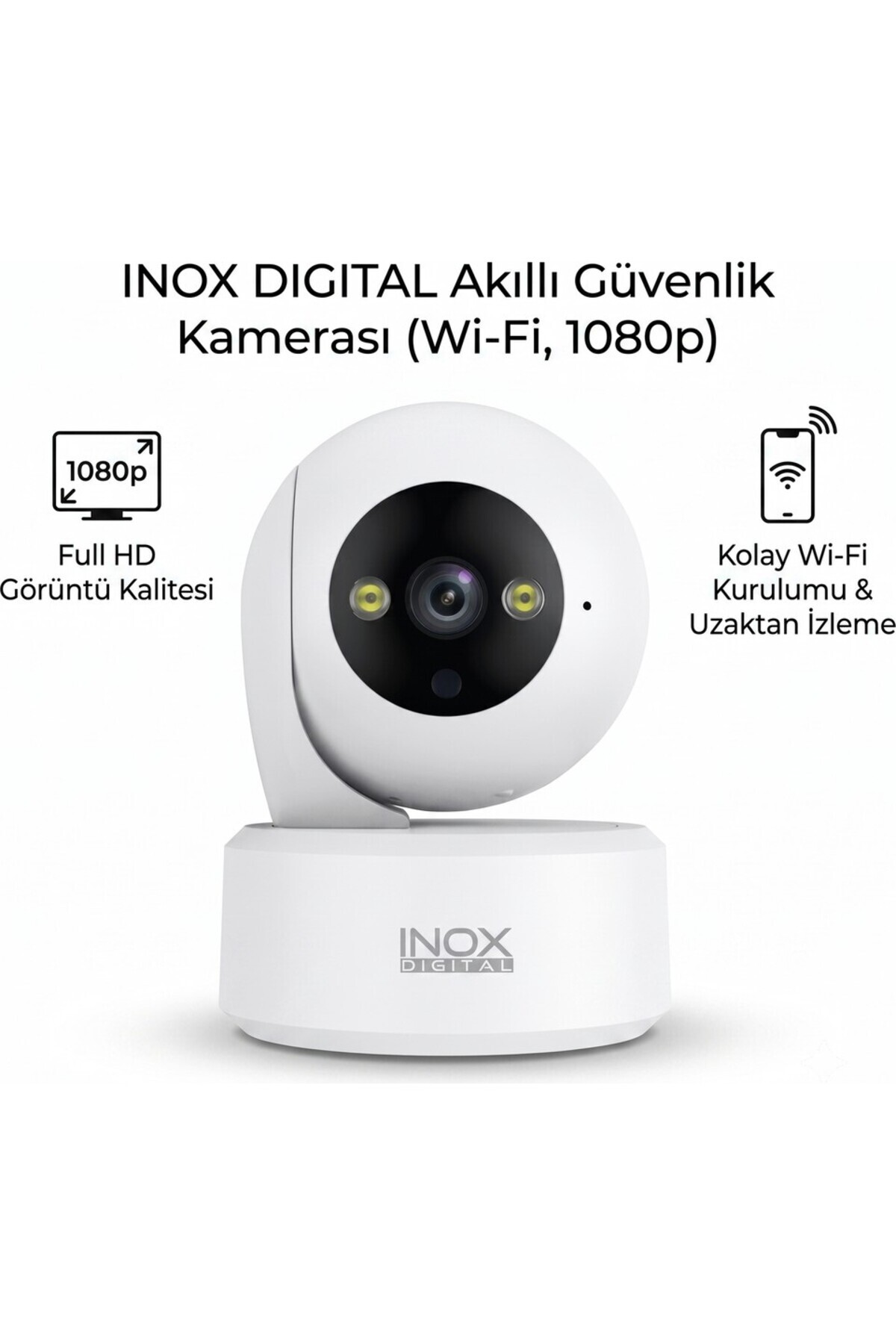 ihika　0808 inox X108 Wifi İç Ortam Bebek Ptz Kamera - Fiyatı, Yorumları
