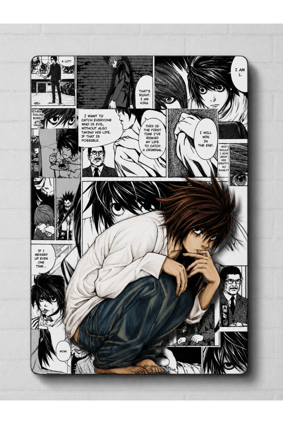 Zest Store Death Note Misa L Ryuk Anime Manga Dekoratif MDF Tablo