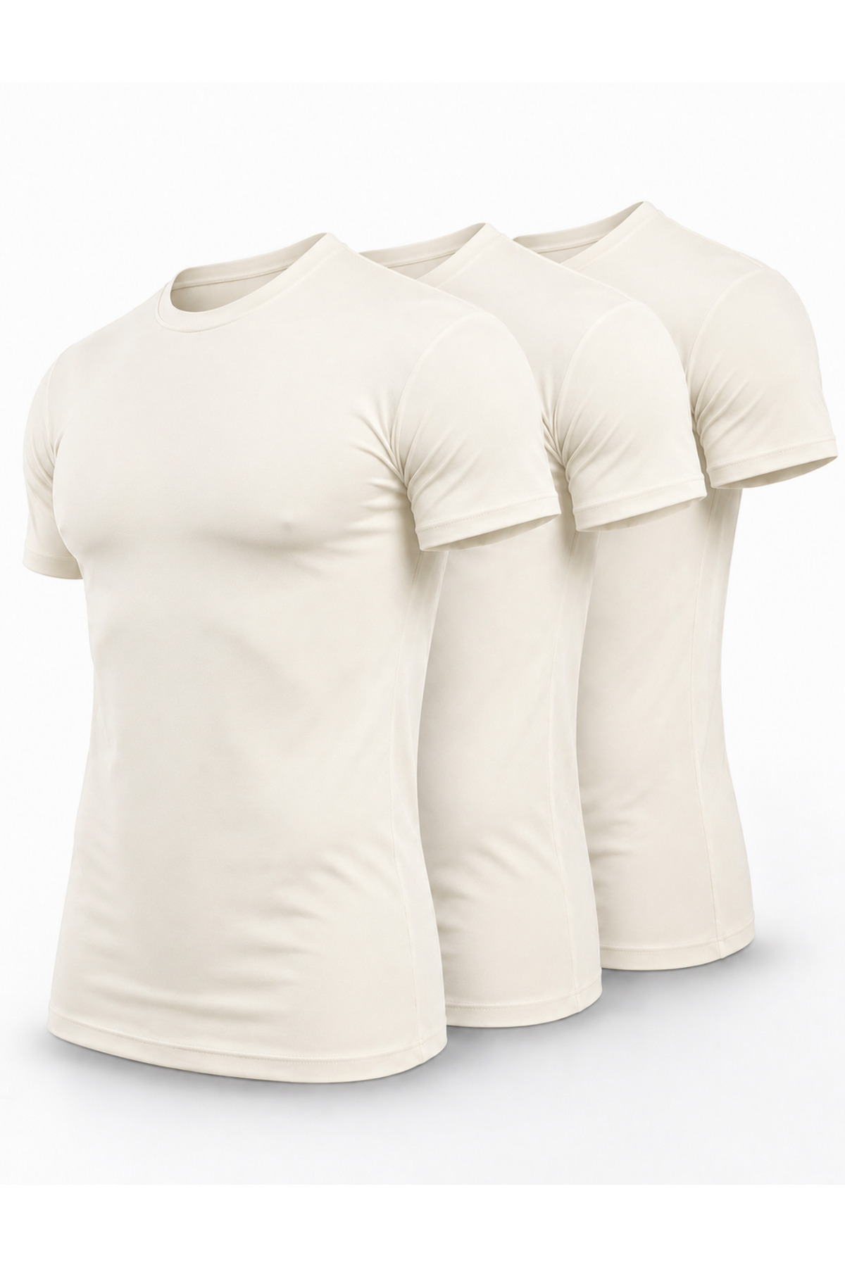 3-Pack Men's Premium Narrow Compression T-Shirt - Flexible & Breathable, Sports & Casual T-Shirt