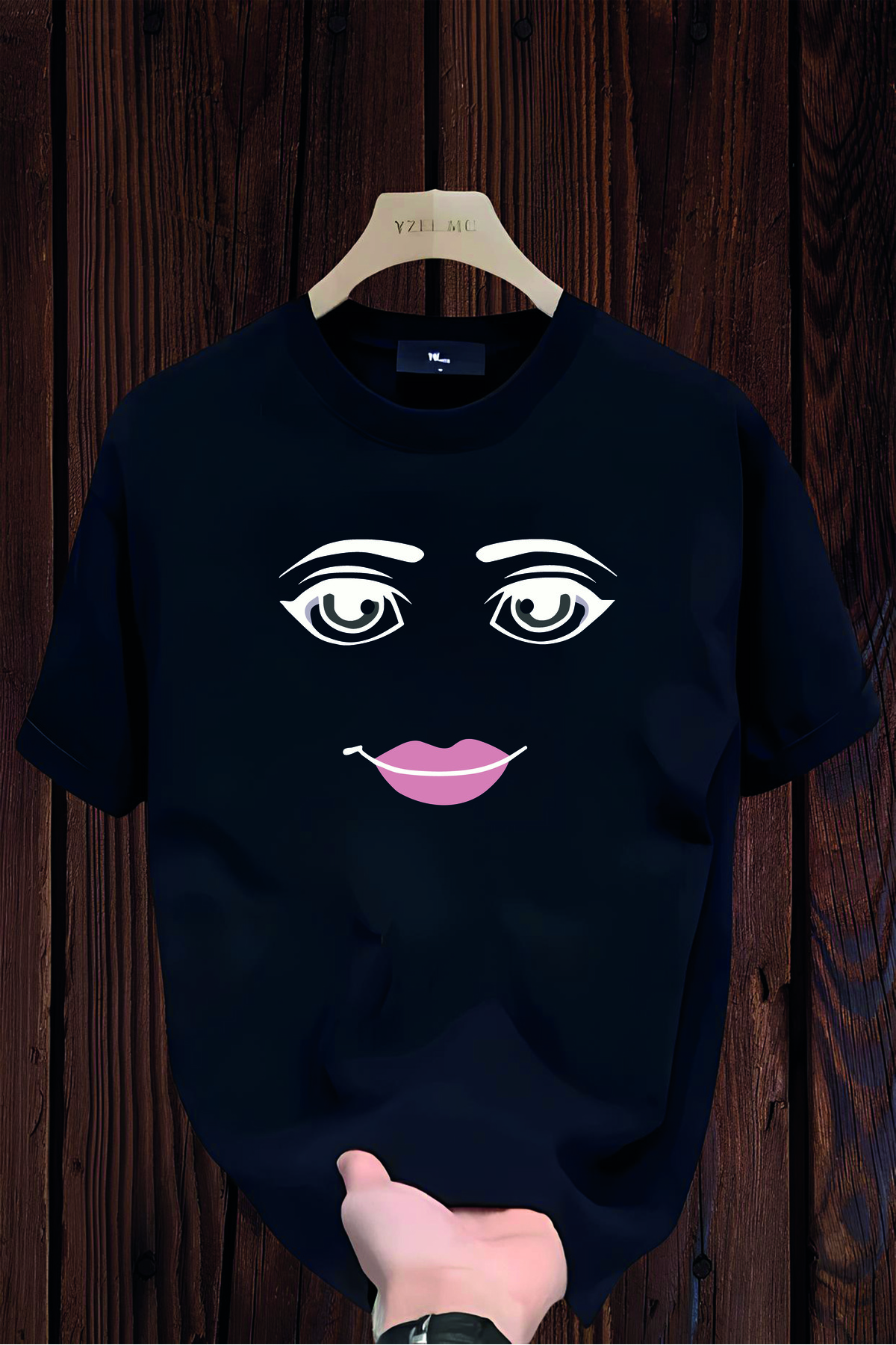 donamod Face Man T-Shirt White Unisex Tshirt