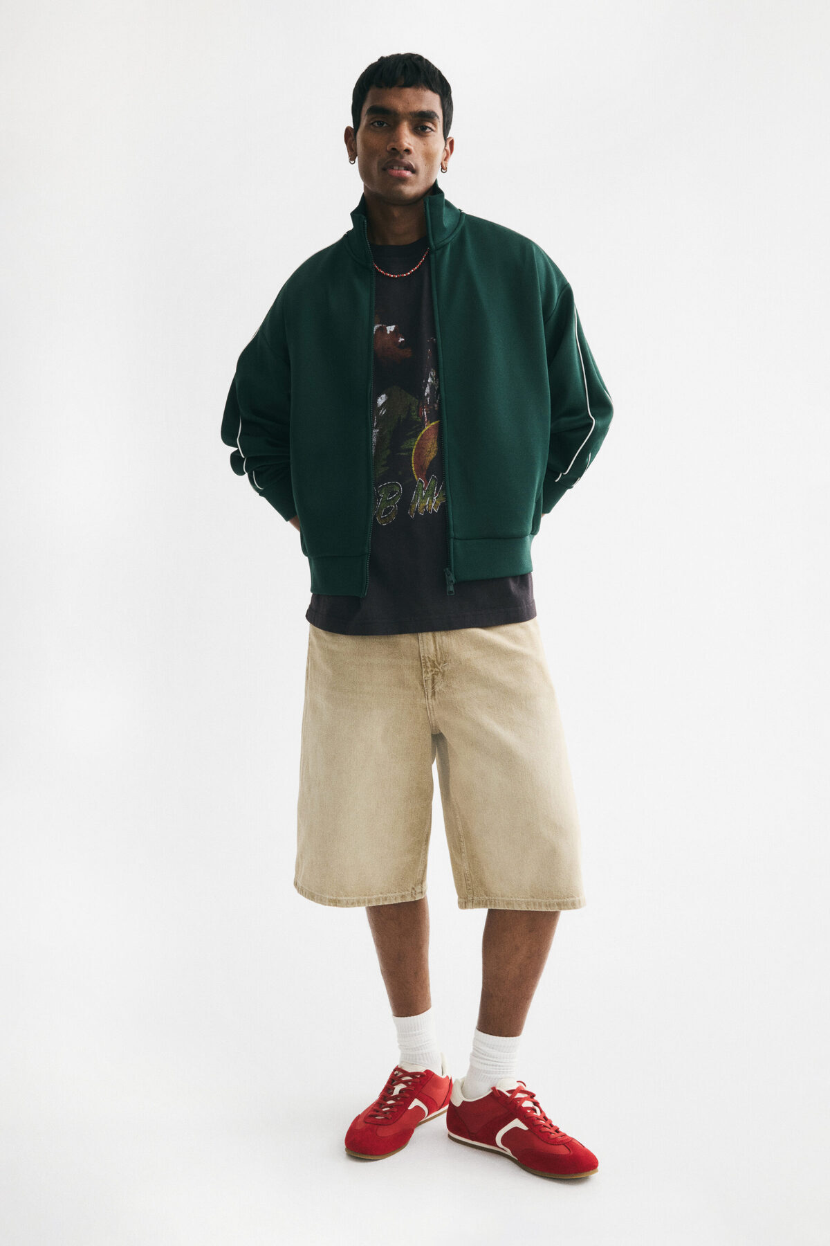 H&M Oversized Fit Tişört görsel 3