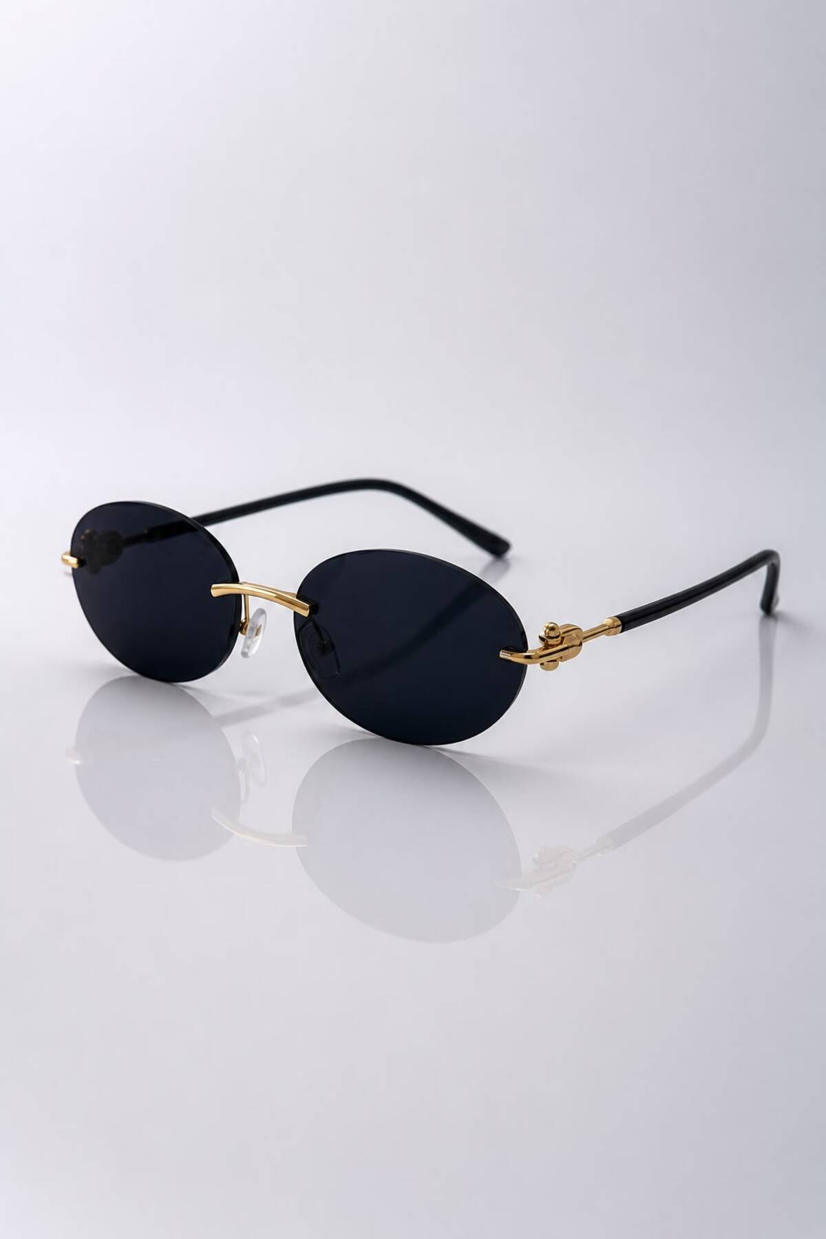 ModaLucci TREND MODEL KADIN SİYAH VE KAHVE 2'Lİ SET UV 400 KORUMALI görsel 2