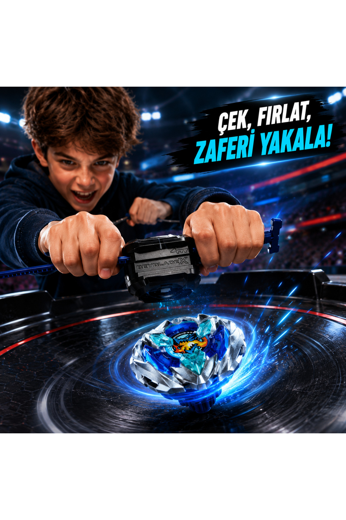 Cici Oyuncak Beyblade X Buster Dran 1-60A Metal Savaş Topacı ve