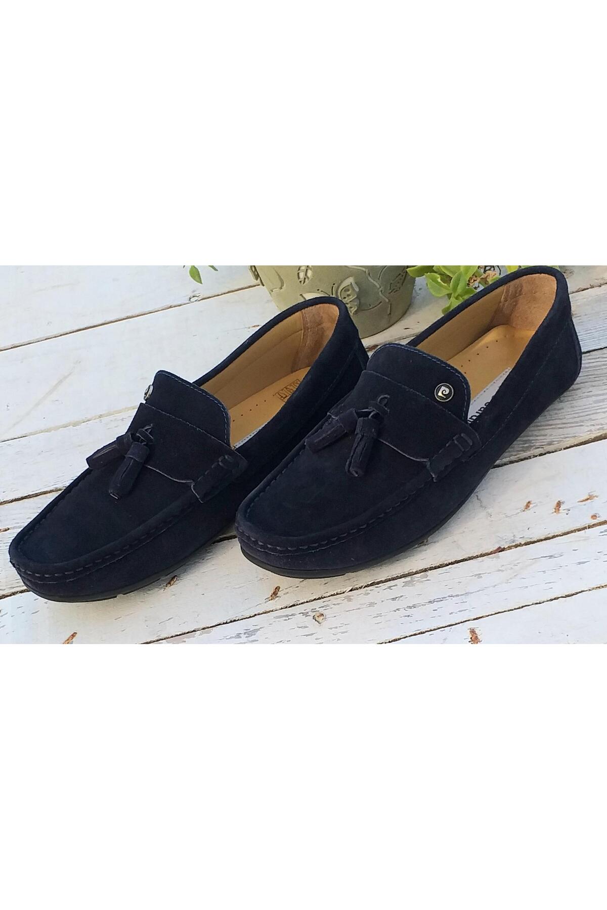 کفش راحتی مردانه چرم اصل منگوله‌دار PC-10703 پیر کاردین کفش لوفر Pierre Cardin