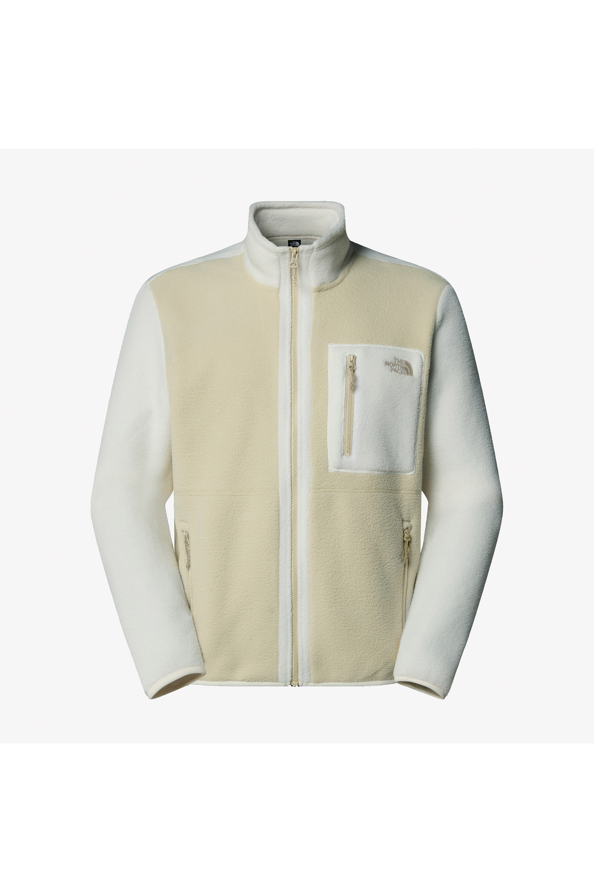 THE NORTH FACE Erkek Yumiori Krem Fermuarlı Polar Mont görsel 5